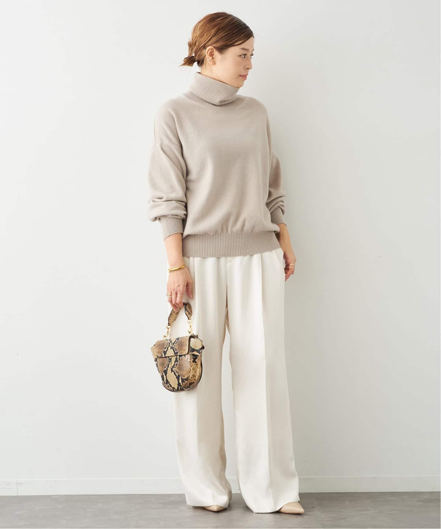 Deuxieme Classe JUSPER タートルネック プルオーバー 予約》*JUSPER タートルネック プルオーバー（ニット／セーター