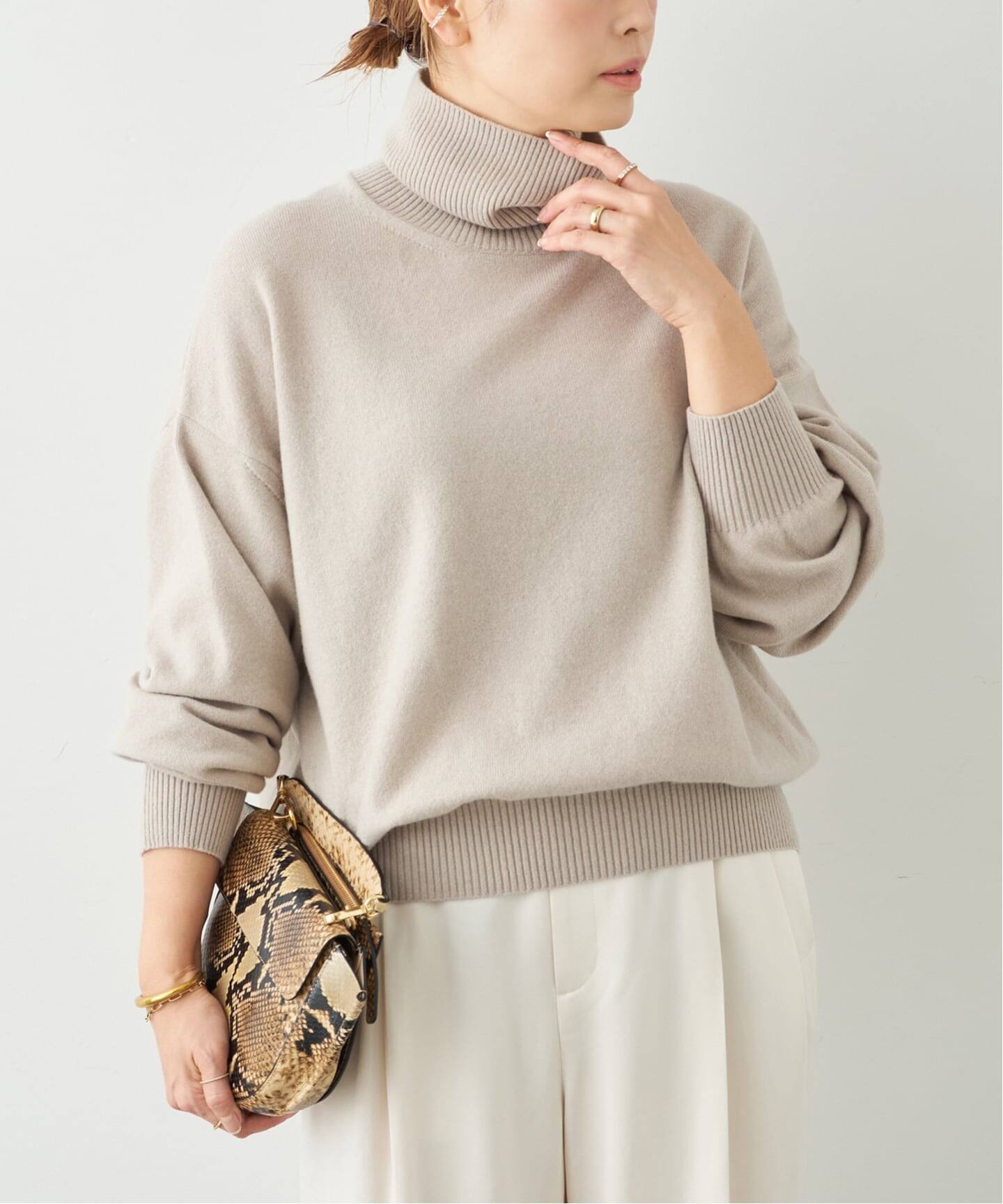 JUSPER タートルネック プルオーバー（ニット／セーター）｜Deuxieme