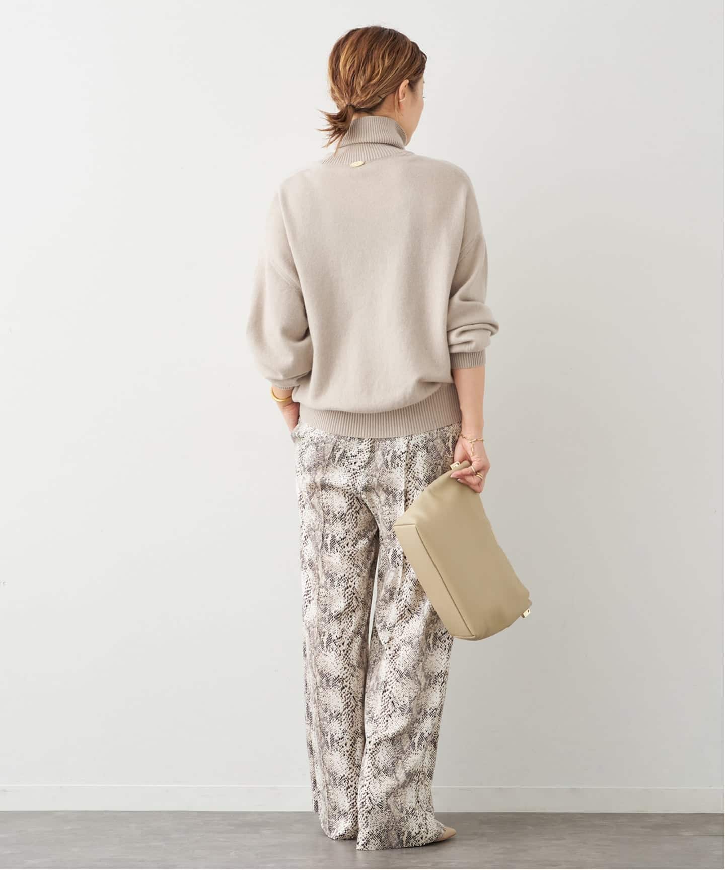 予約》*JUSPER タートルネック プルオーバー（ニット／セーター