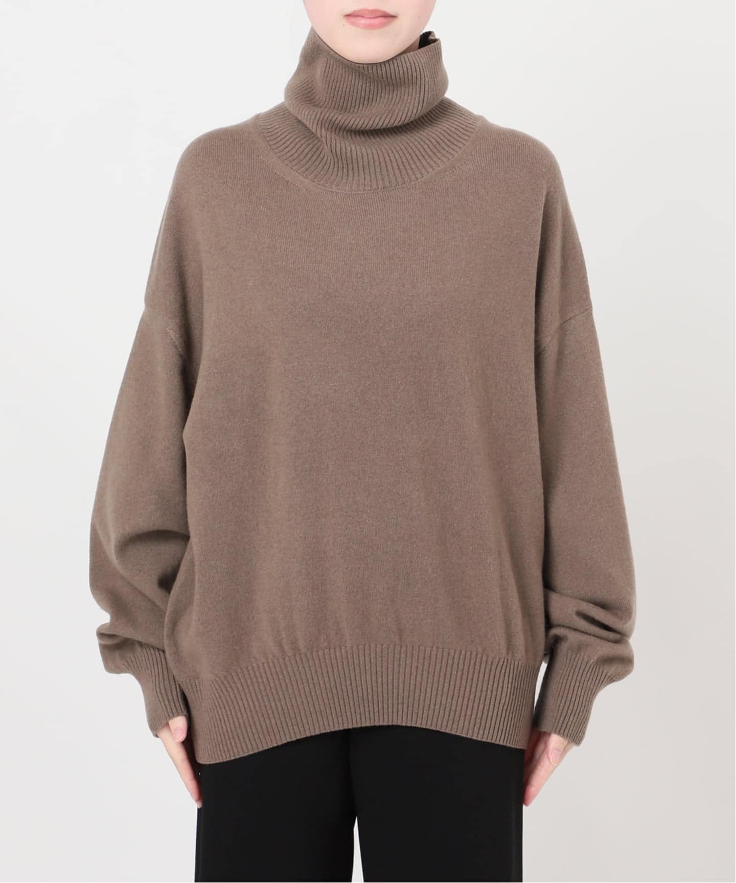 予約》*JUSPER タートルネック プルオーバー（ニット／セーター