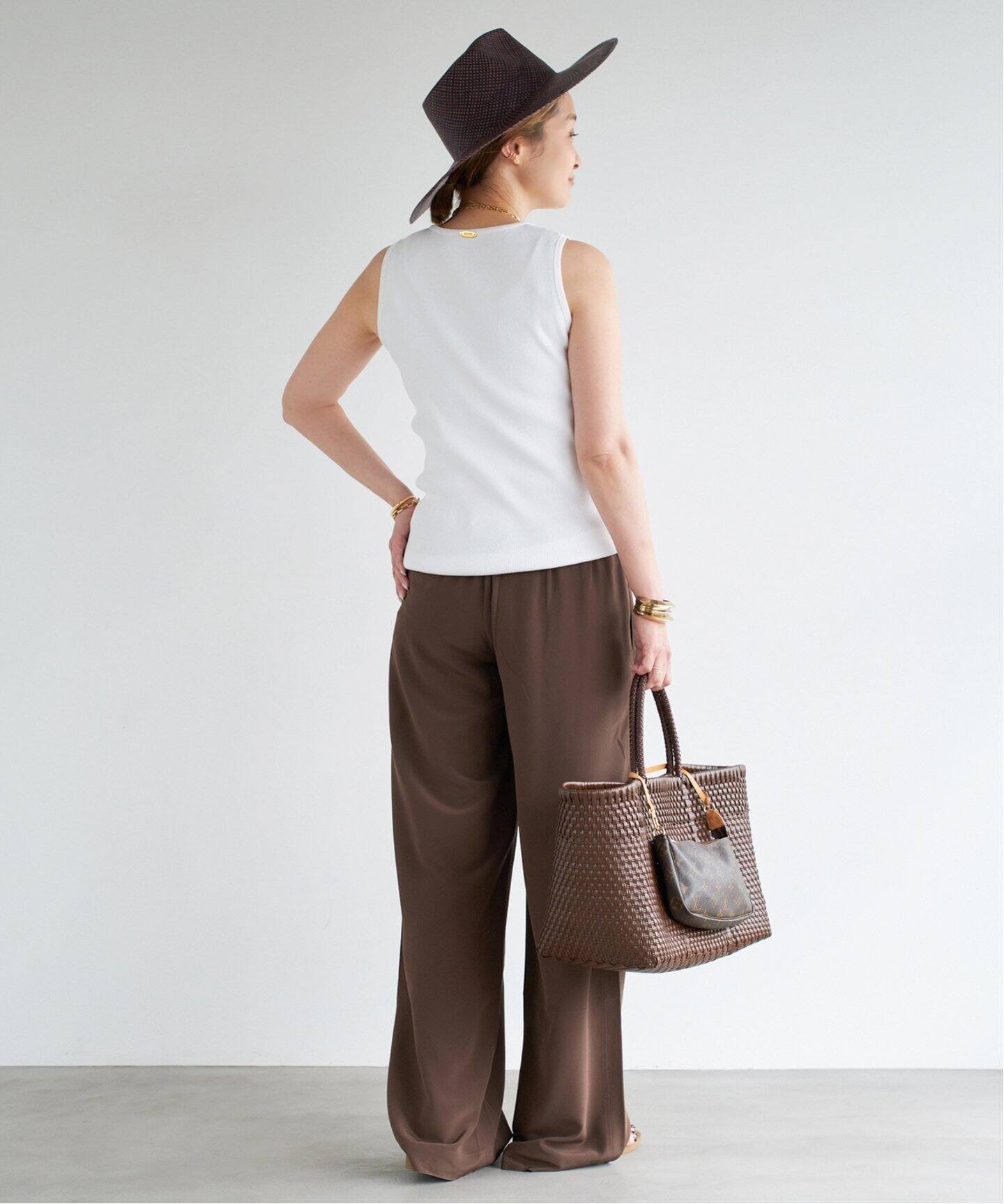 【えんどう】新品タグ付✨️ドゥーズィエムクラス　Diner B AW 追加 Diner B CROP タンクトップ（ニット／セーター）｜Deuxieme