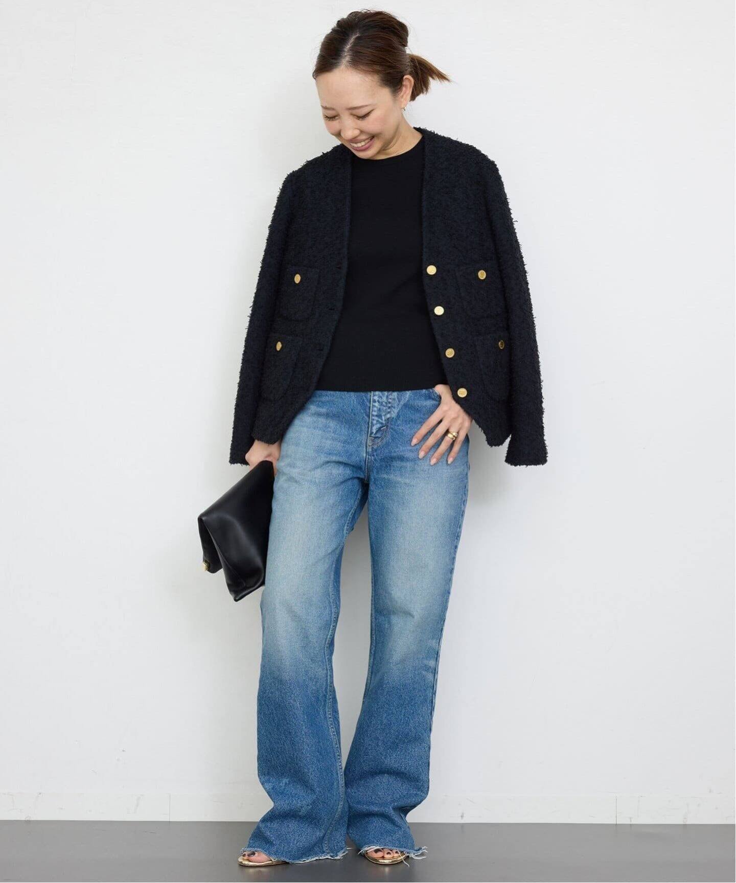 追加*DINER RIB クルーネックプルオーバー（ニット／セーター  