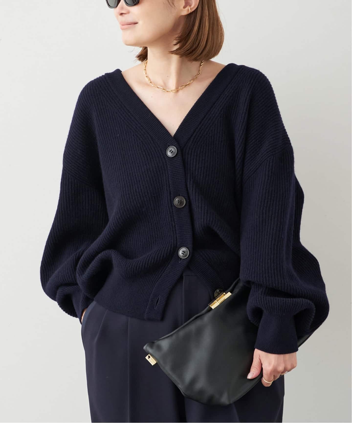 JUSPER Vネック カーディガン（ニット／セーター）｜Deuxieme Classe