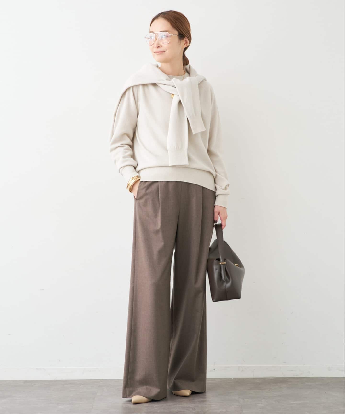 CAPRI クルーネック プルオーバー（ニット／セーター）｜Deuxieme