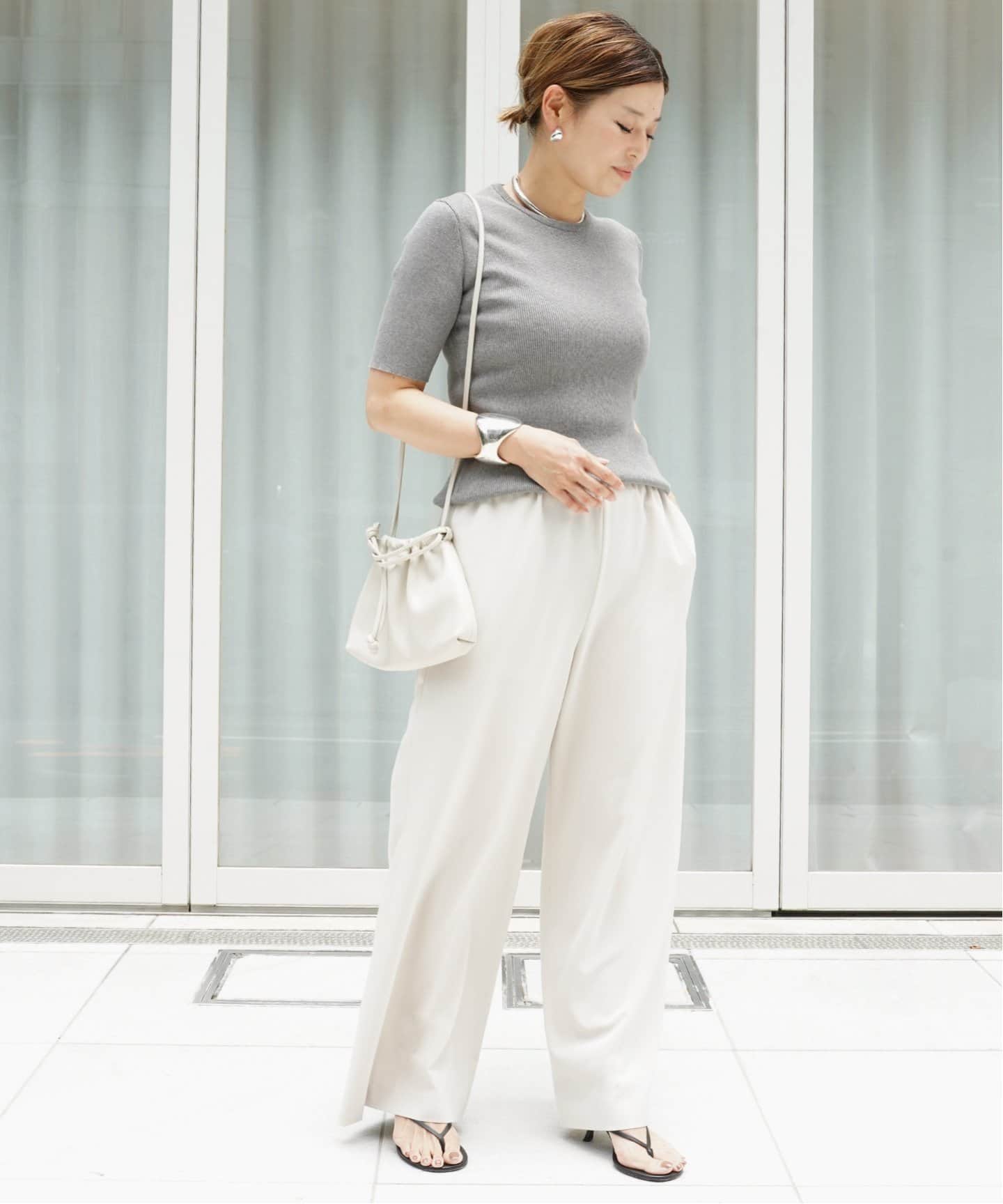 【新品タグ付】Deuxieme Classe LOREL D RIB Tシャツ LOREL D RIB Tシャツ（ニット／セーター）｜Deuxieme Classe