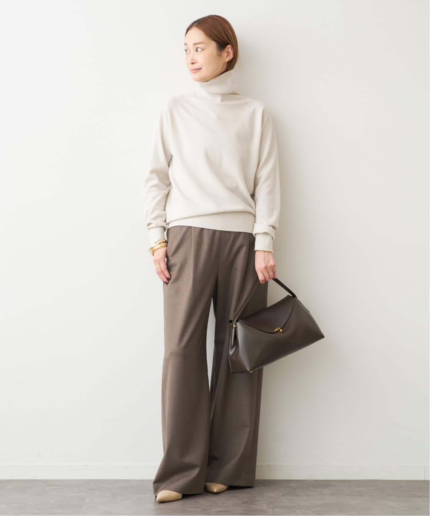 CAPRI タートルネック プルオーバー（ニット／セーター）｜Deuxieme