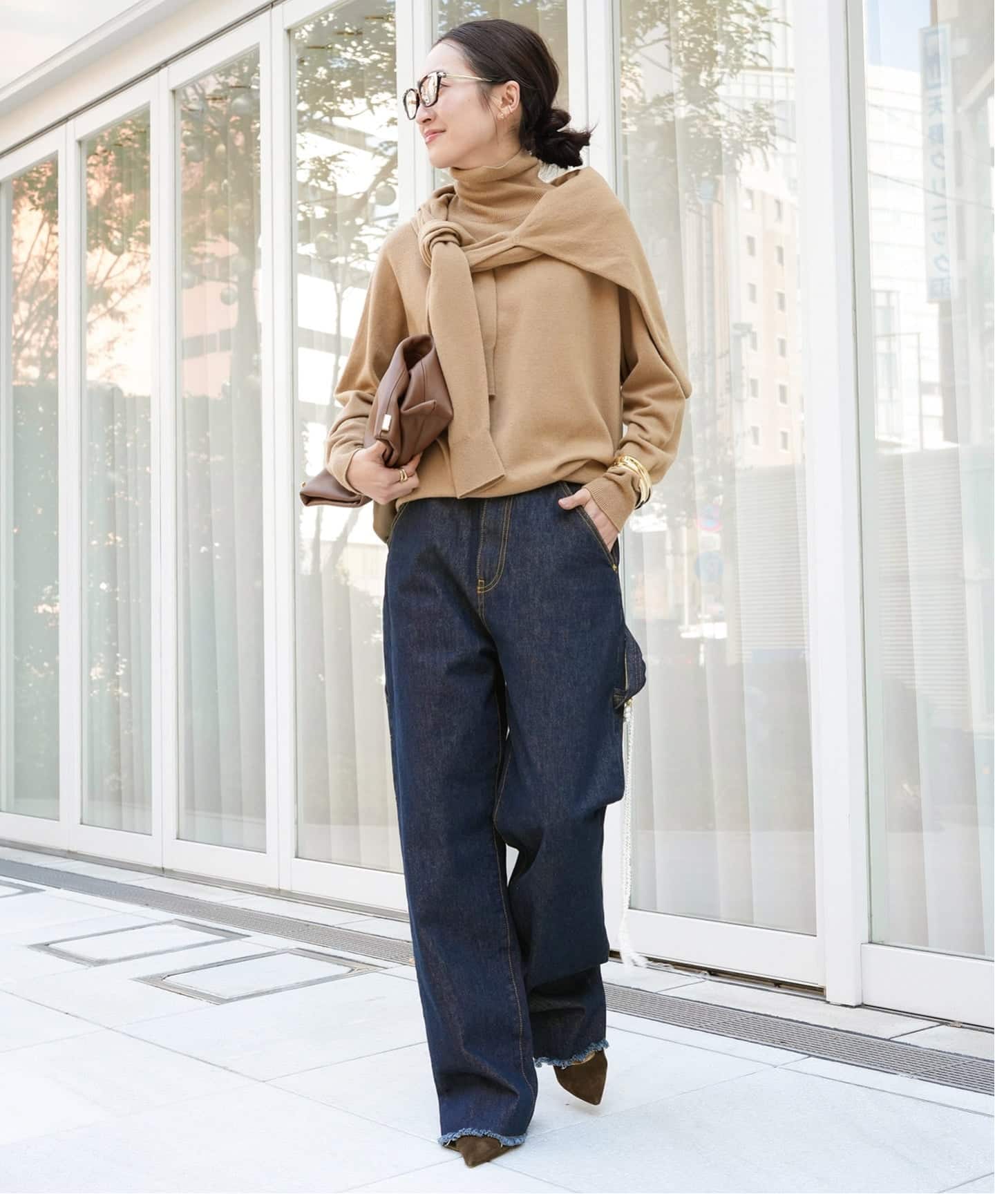 CAPRI タートルネック プルオーバー（ニット／セーター）｜Deuxieme