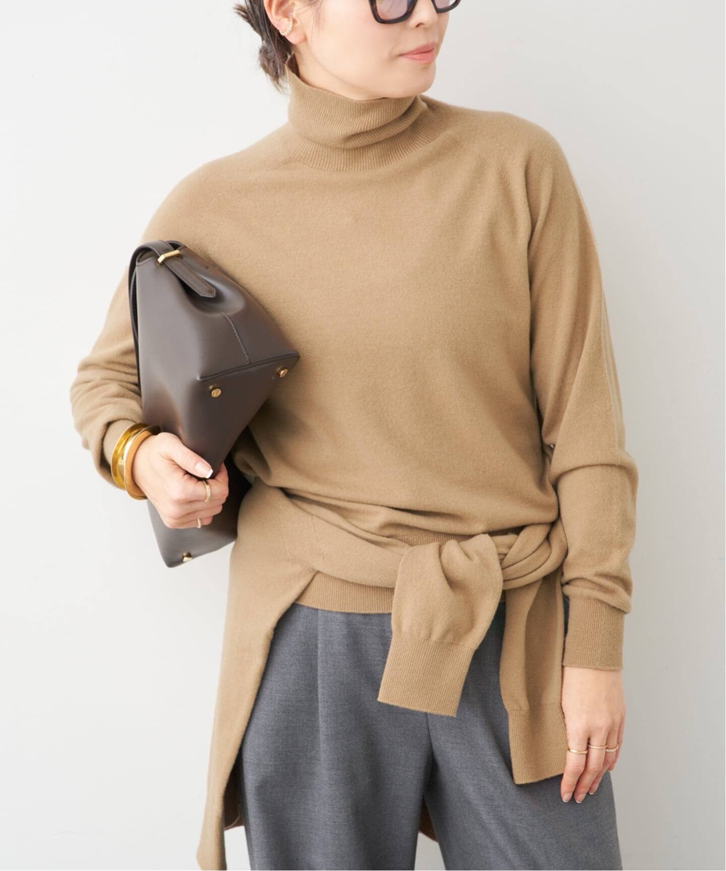 CAPRI タートルネック プルオーバー（ニット／セーター）｜Deuxieme