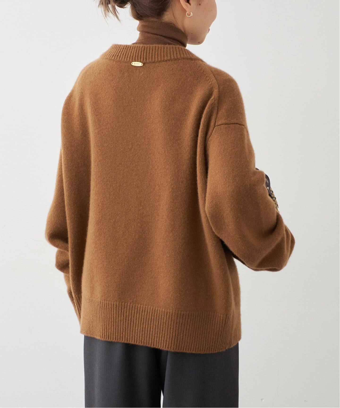 CASHY OVER Vネック プルオーバー（ニット／セーター）｜Deuxieme