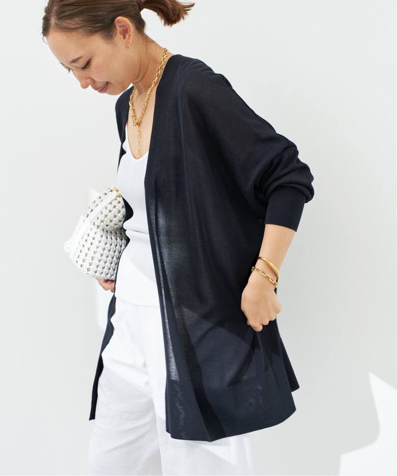 ミューズ ドゥ ドゥーズィエムクラス 17SS Vネックロングカーディガン  