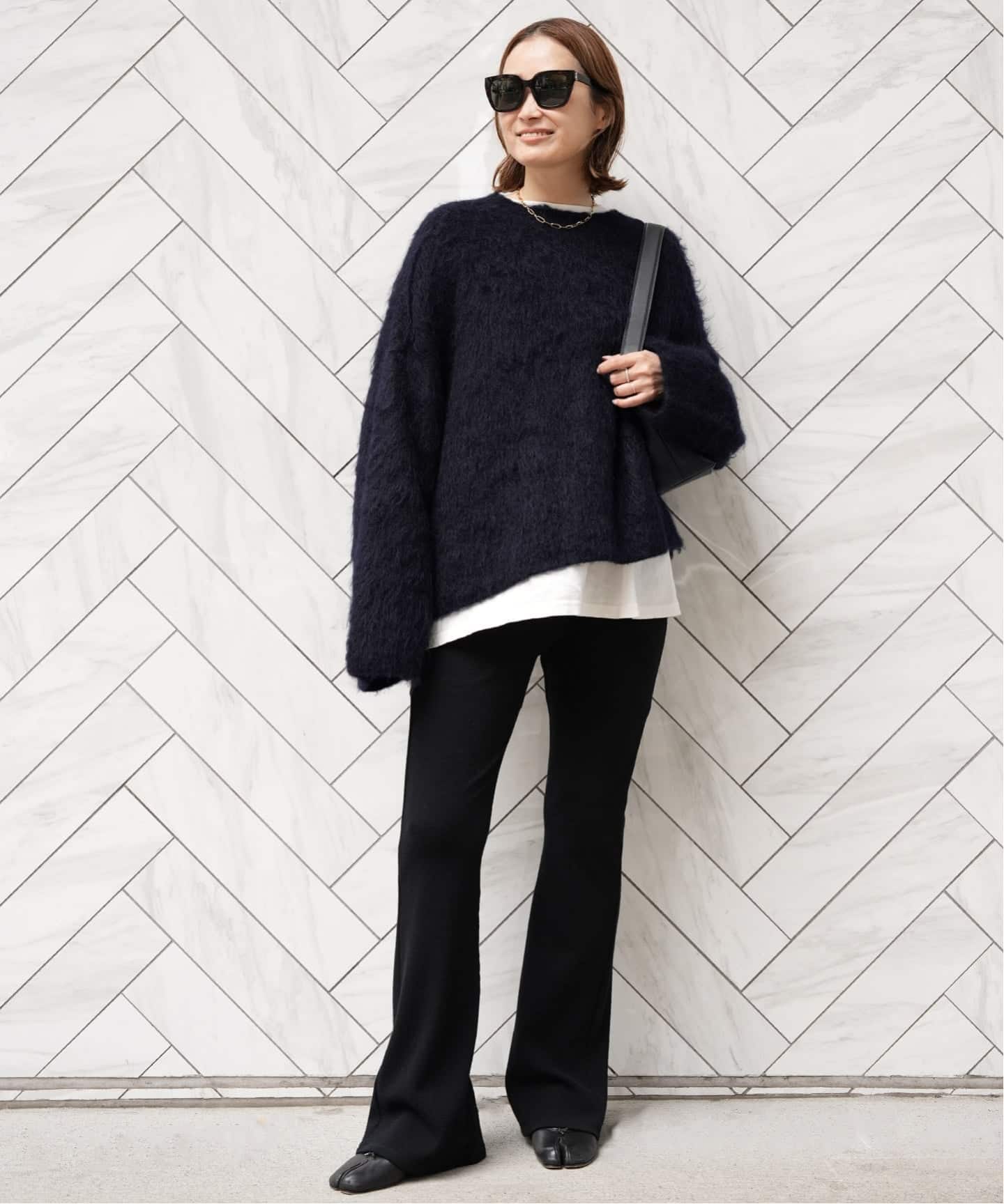 PORTMIX クルーネック プルオーバー（ニット／セーター）｜Deuxieme