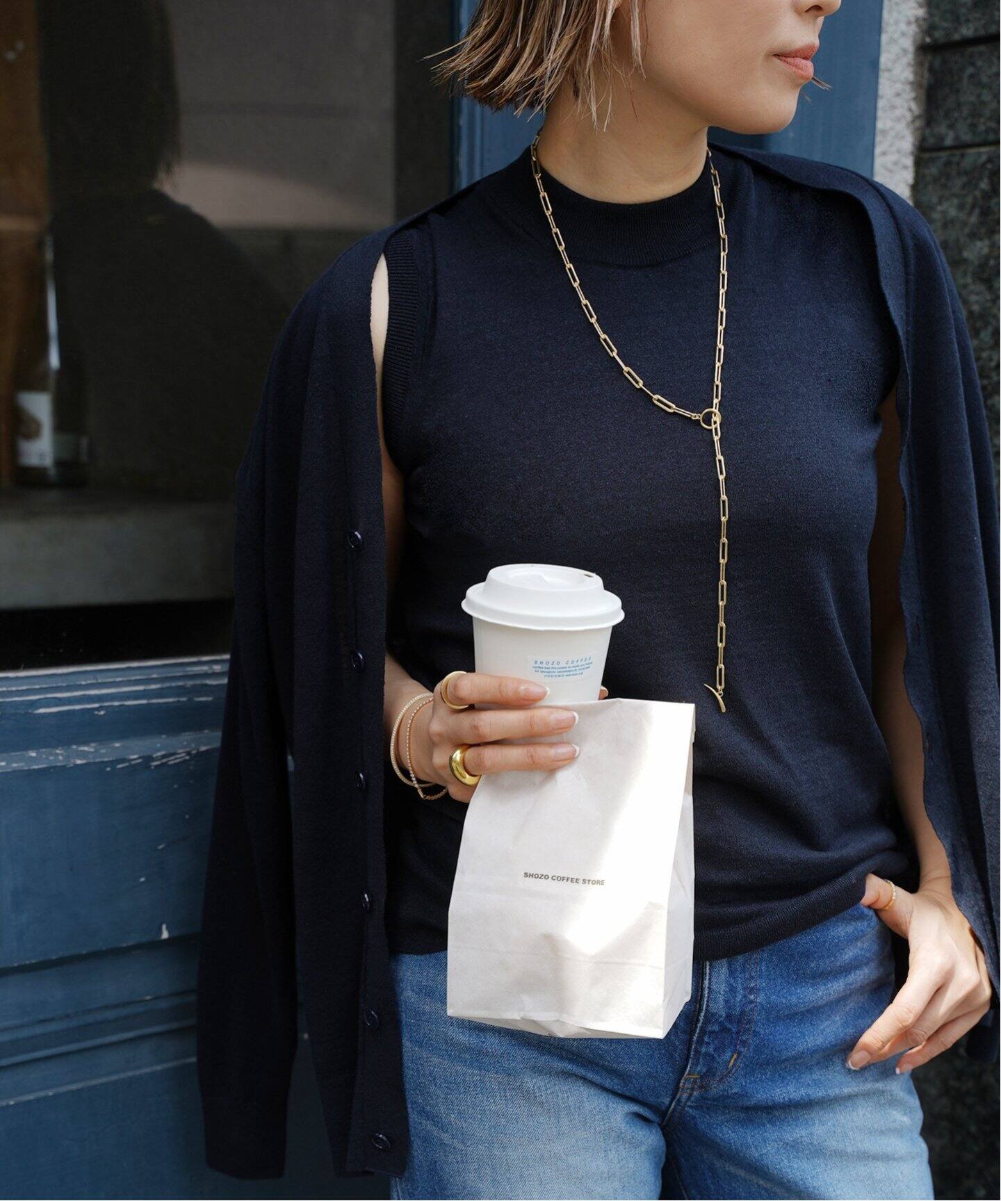 BRONZER RICH ノースリーブ（ニット／セーター）｜Deuxieme Classe  