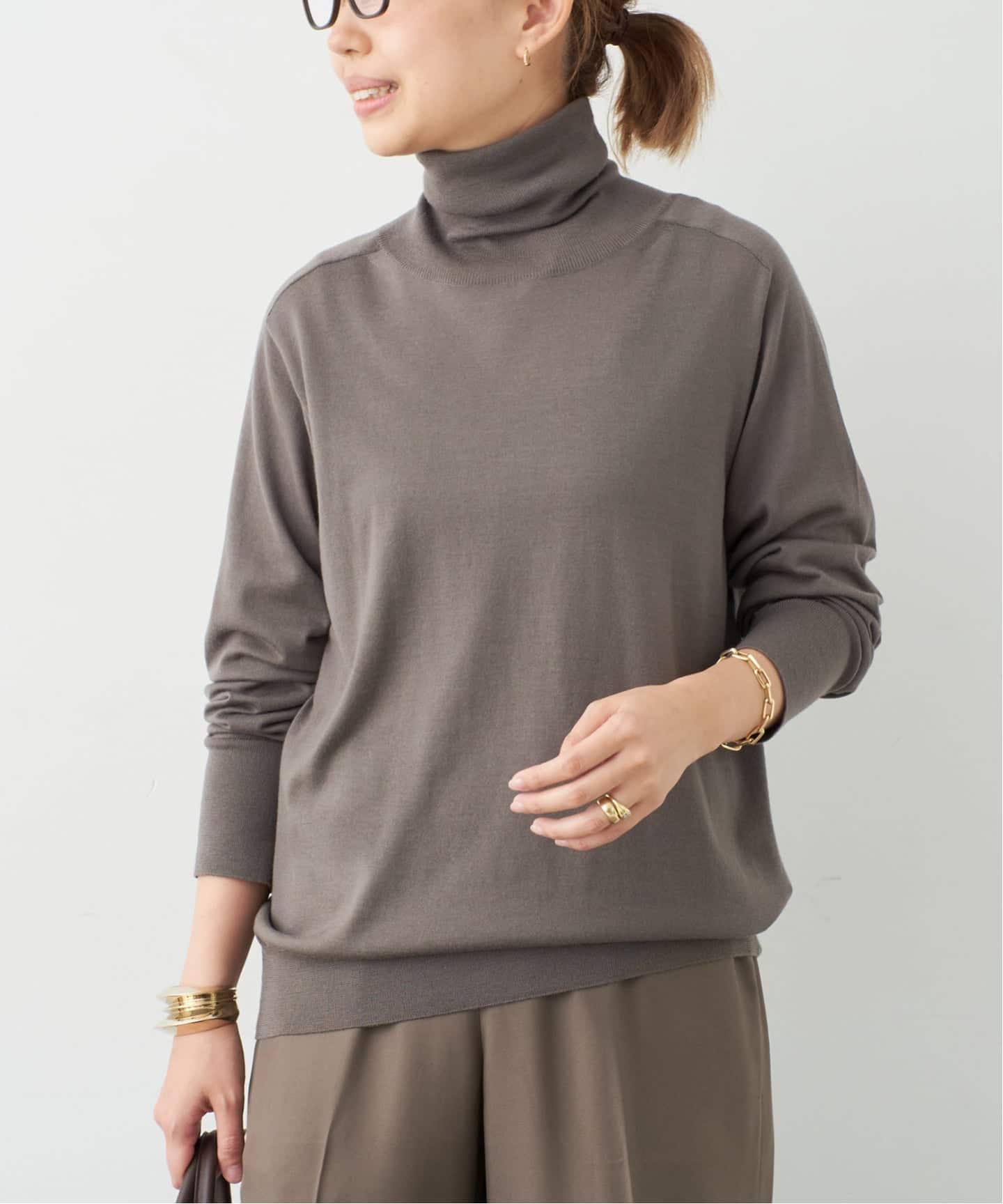 deuxieme classe refind タートルネックプルオーバー refind タートルネックプルオーバー（ニット／セーター