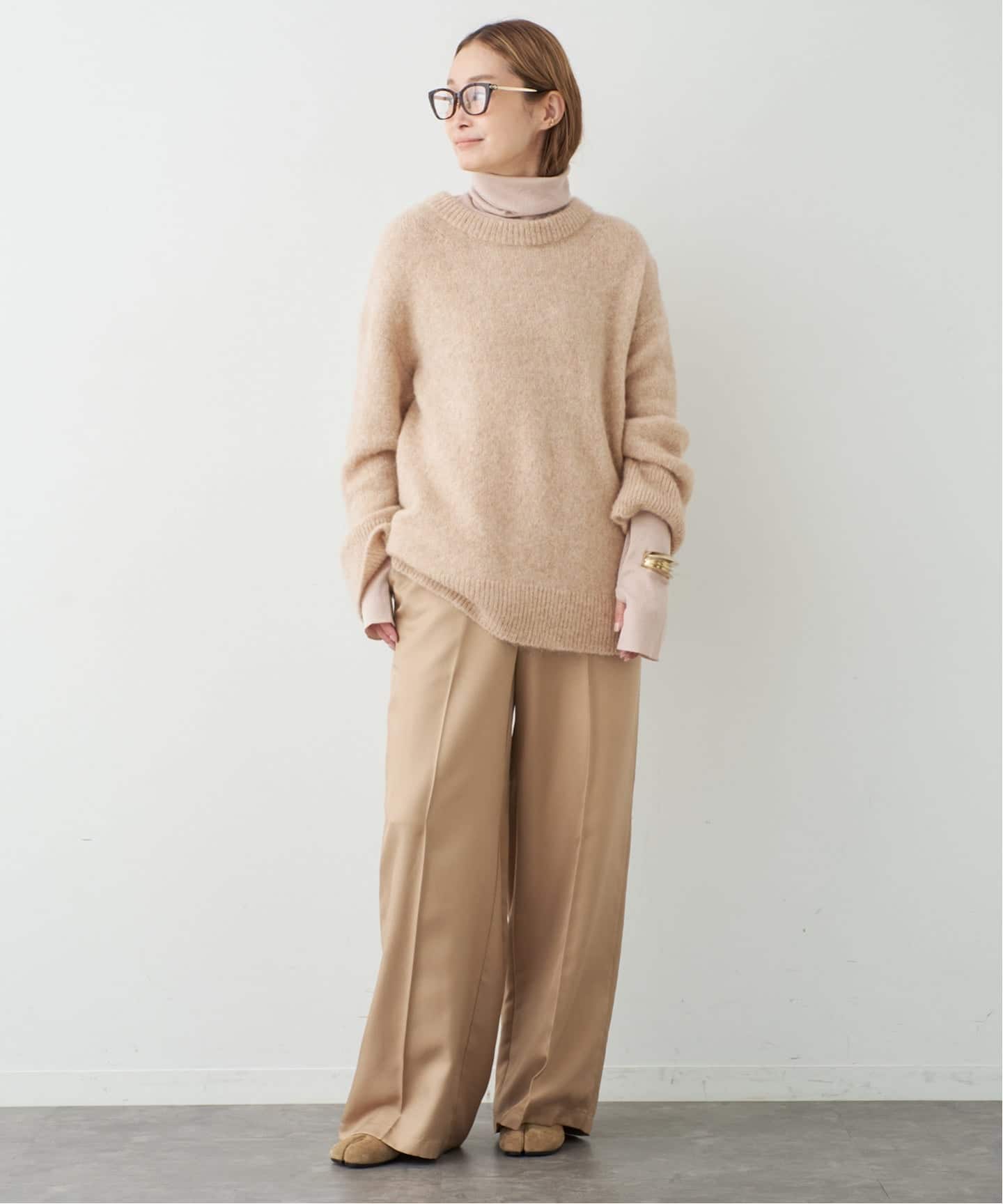 AP Studio ドゥーズィエムクラス　ベージュニット 予約》*Ambiance ニット（ニット／セーター）｜Deuxieme Classe