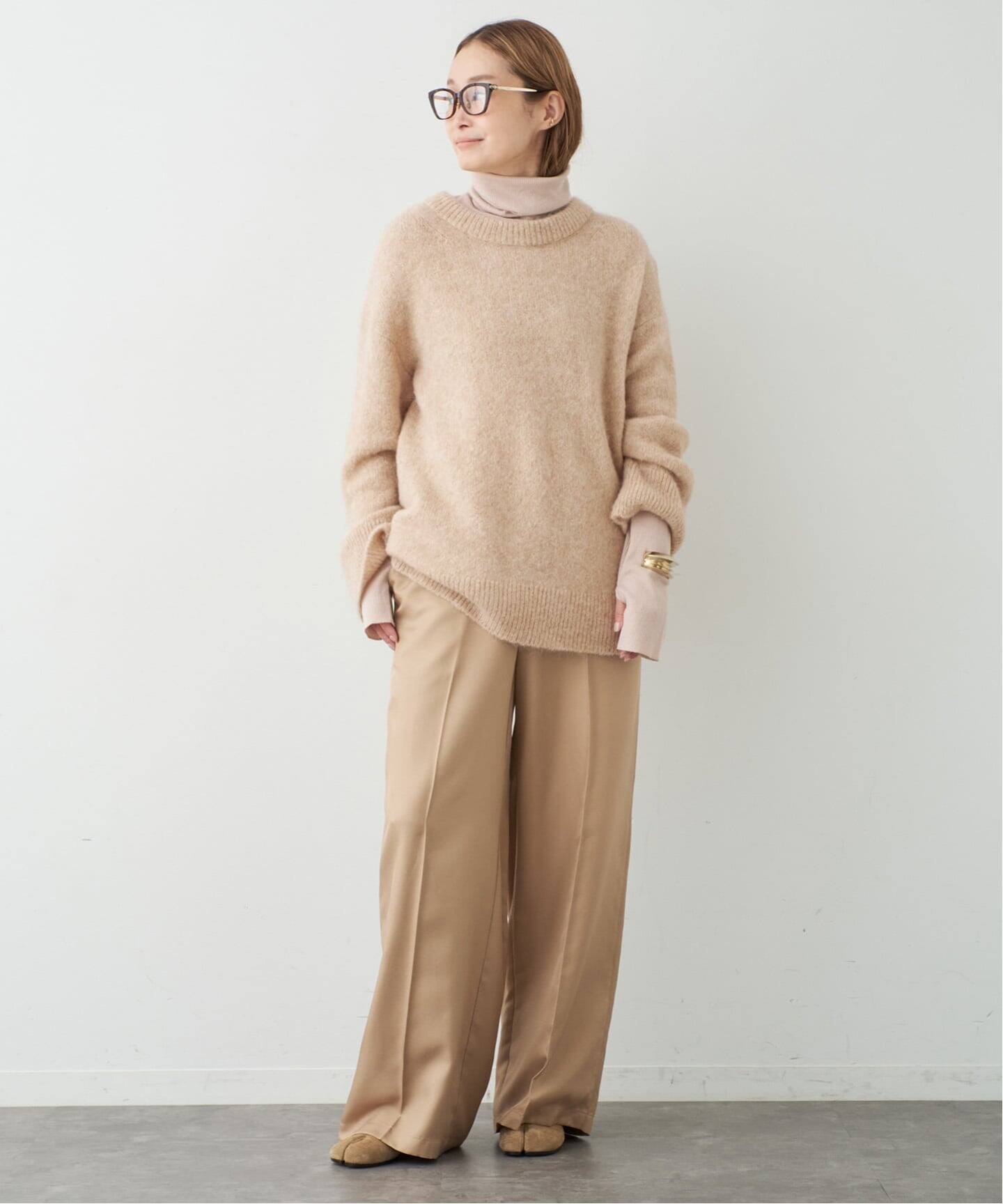 新品未使用！ドゥーズィエムクラス購入 SANDBEIGE サンドベージュ ニット Deuxieme Classe（ドゥーズィエムクラス）の「【SANDBEIGE