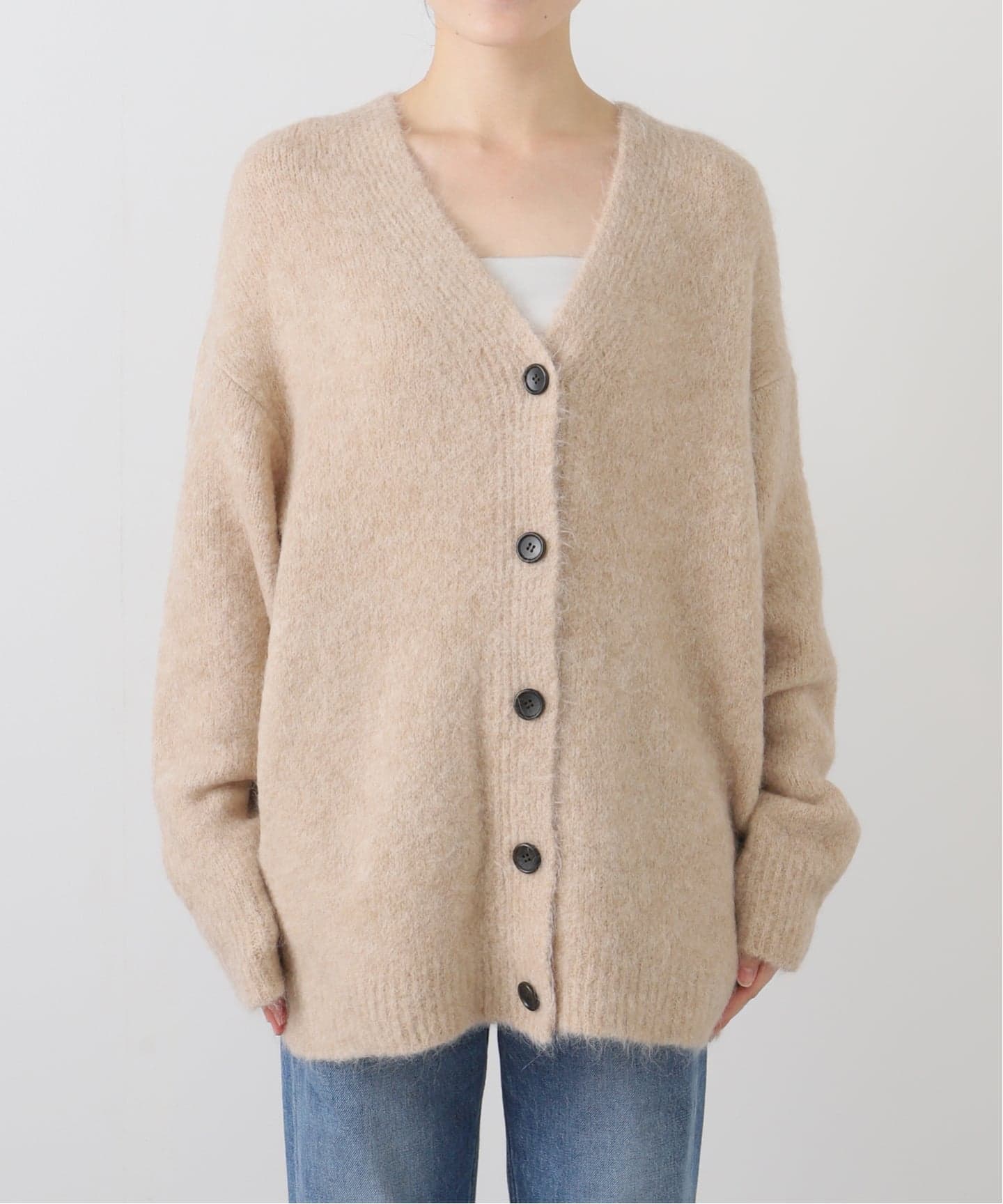 のん　ドゥーズィエムクラス　カシミヤニットカーディガン　(ベージュ) Ambiance カーディガン（カーディガン）｜Deuxieme Classe