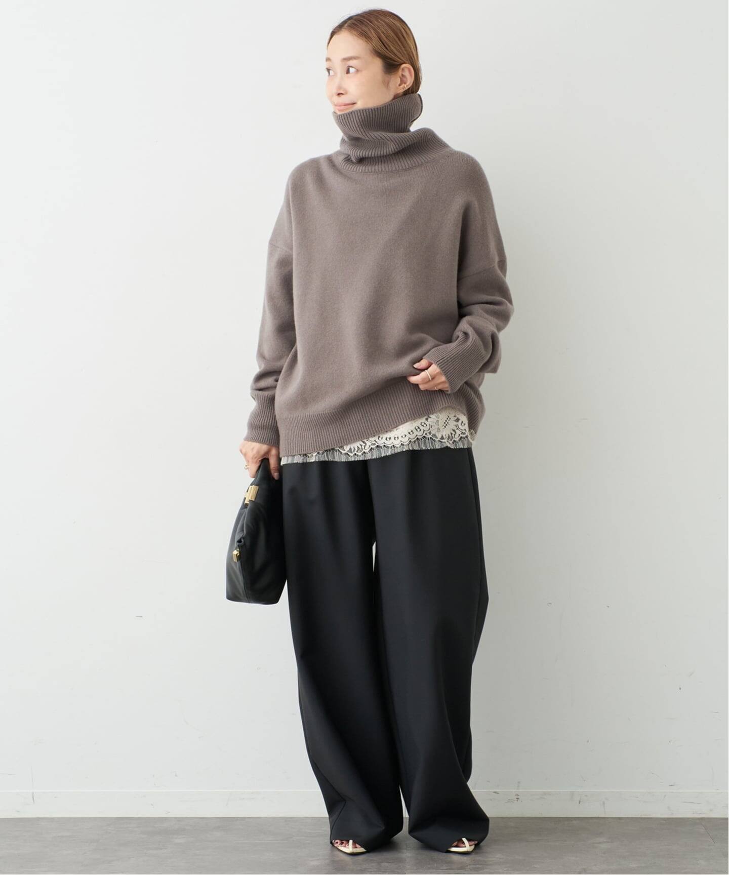 予約》* ミドルゲージタートル（ニット／セーター）｜Deuxieme