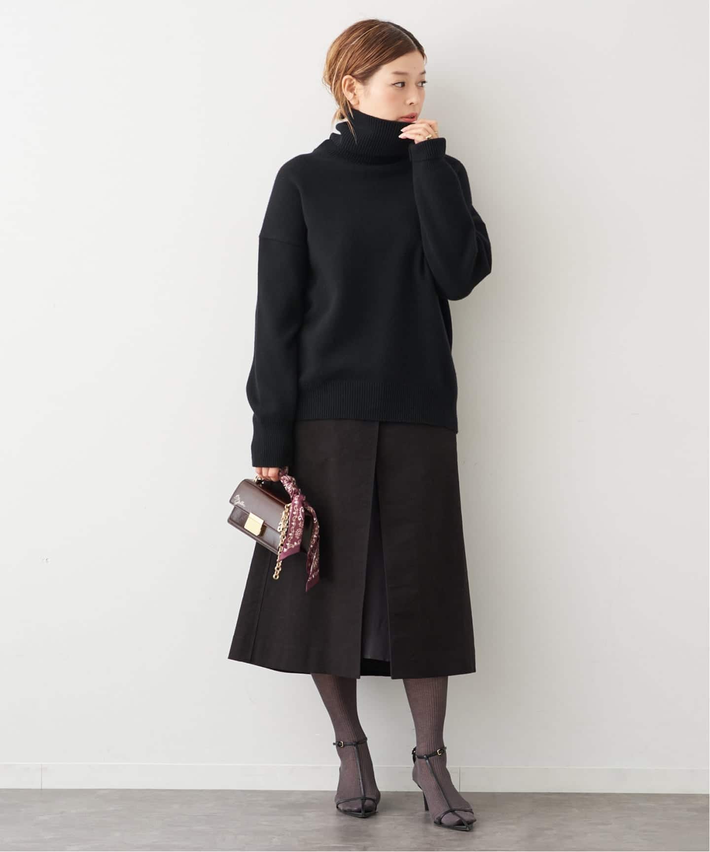 【定価約4万✨】Deuxieme Classe ミドルゲージタートルニット Deuxieme Classe ニット セーター * ミドルゲージタートル レディース