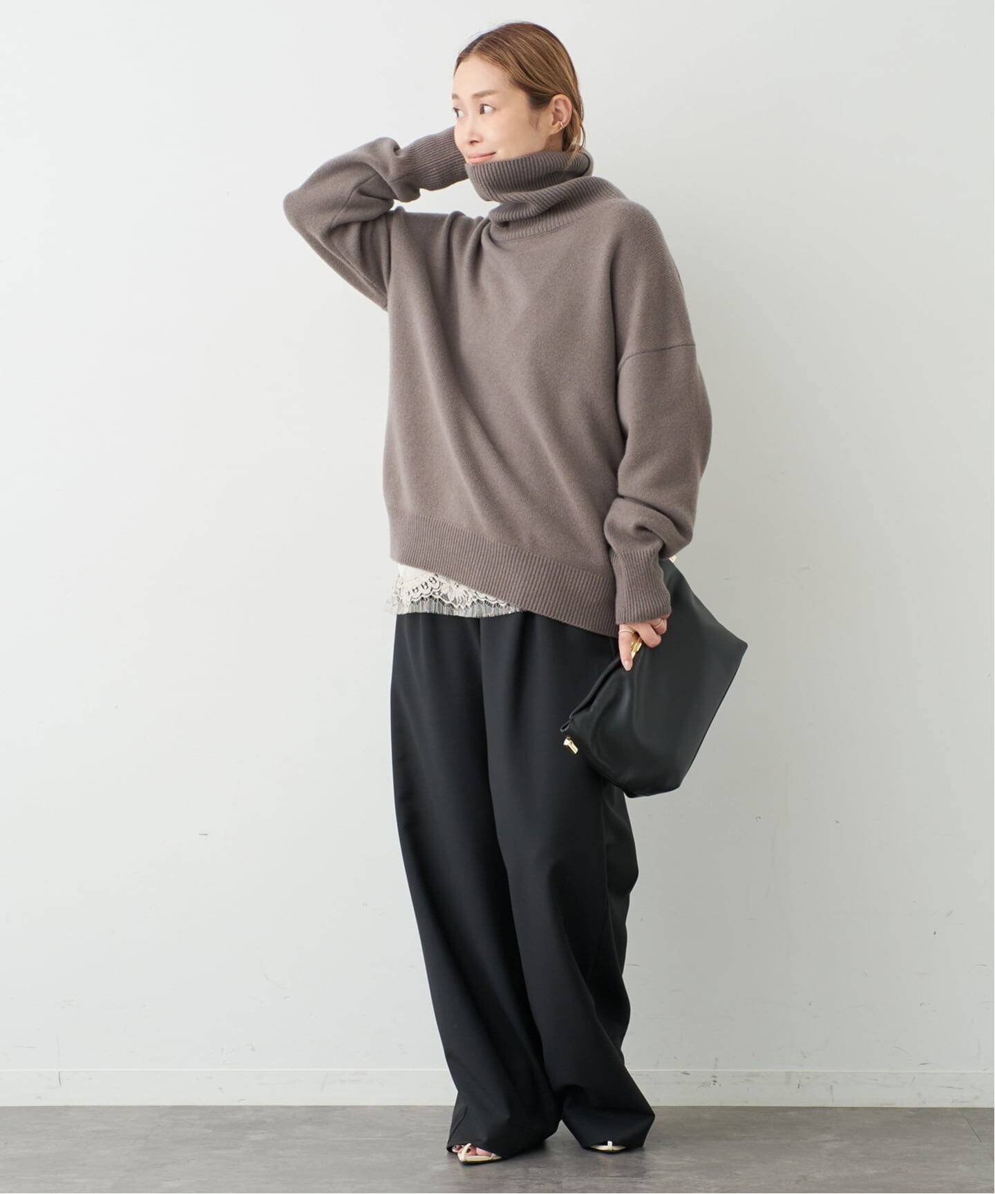 予約》* ミドルゲージタートル（ニット／セーター）｜Deuxieme