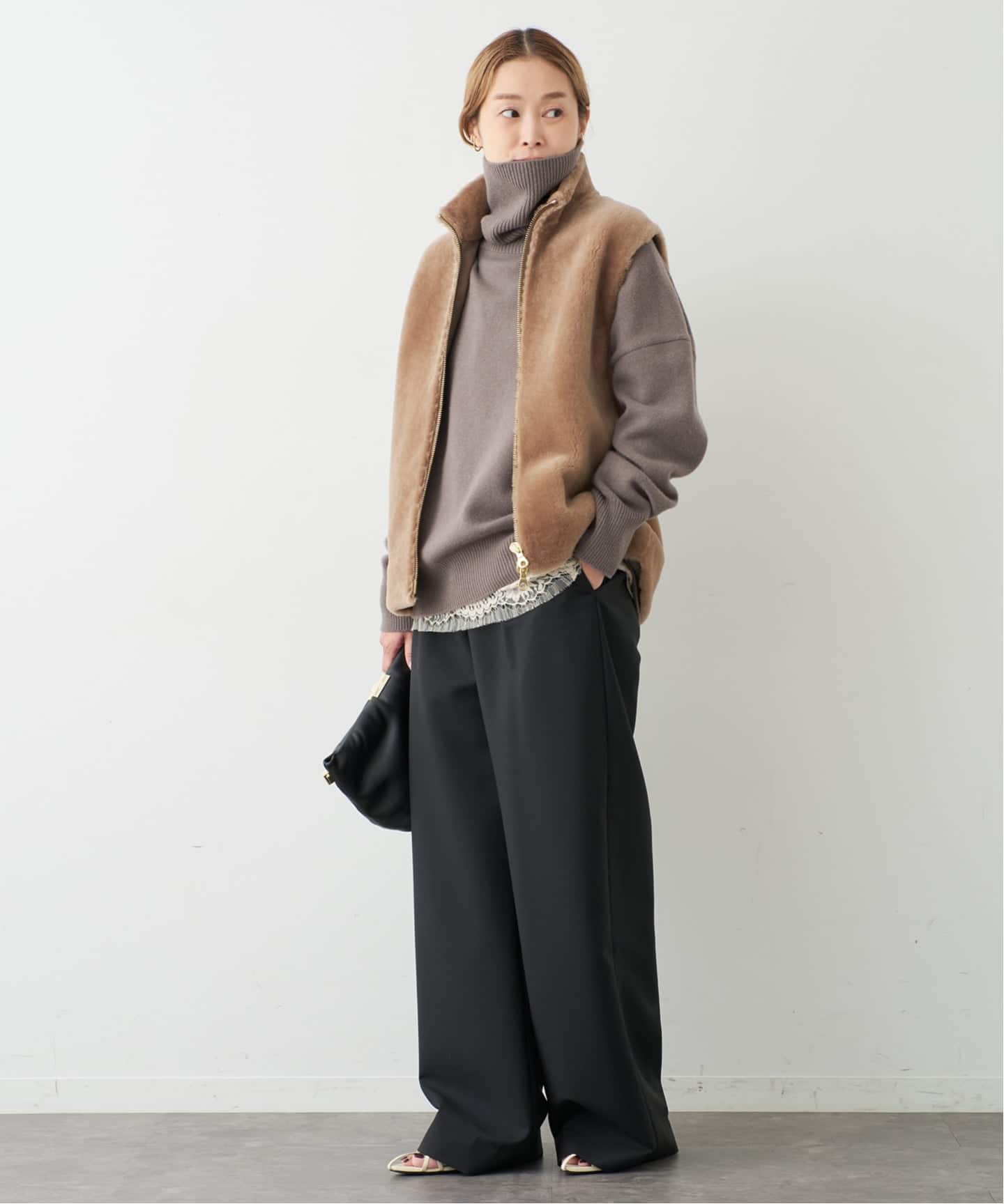 予約》* ミドルゲージタートル（ニット／セーター）｜Deuxieme Classe