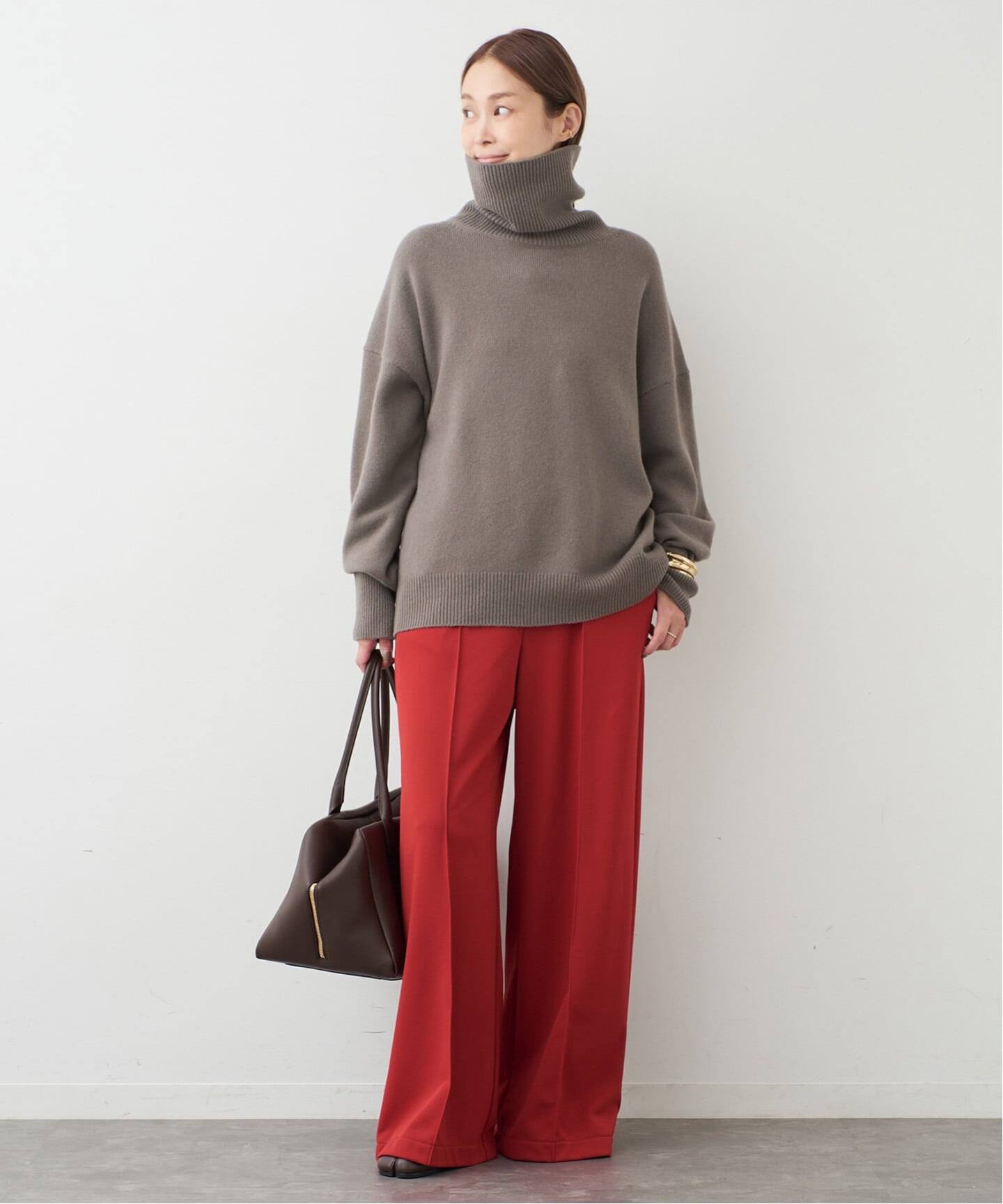 ミドルゲージタートル（ニット／セーター）｜Deuxieme Classe