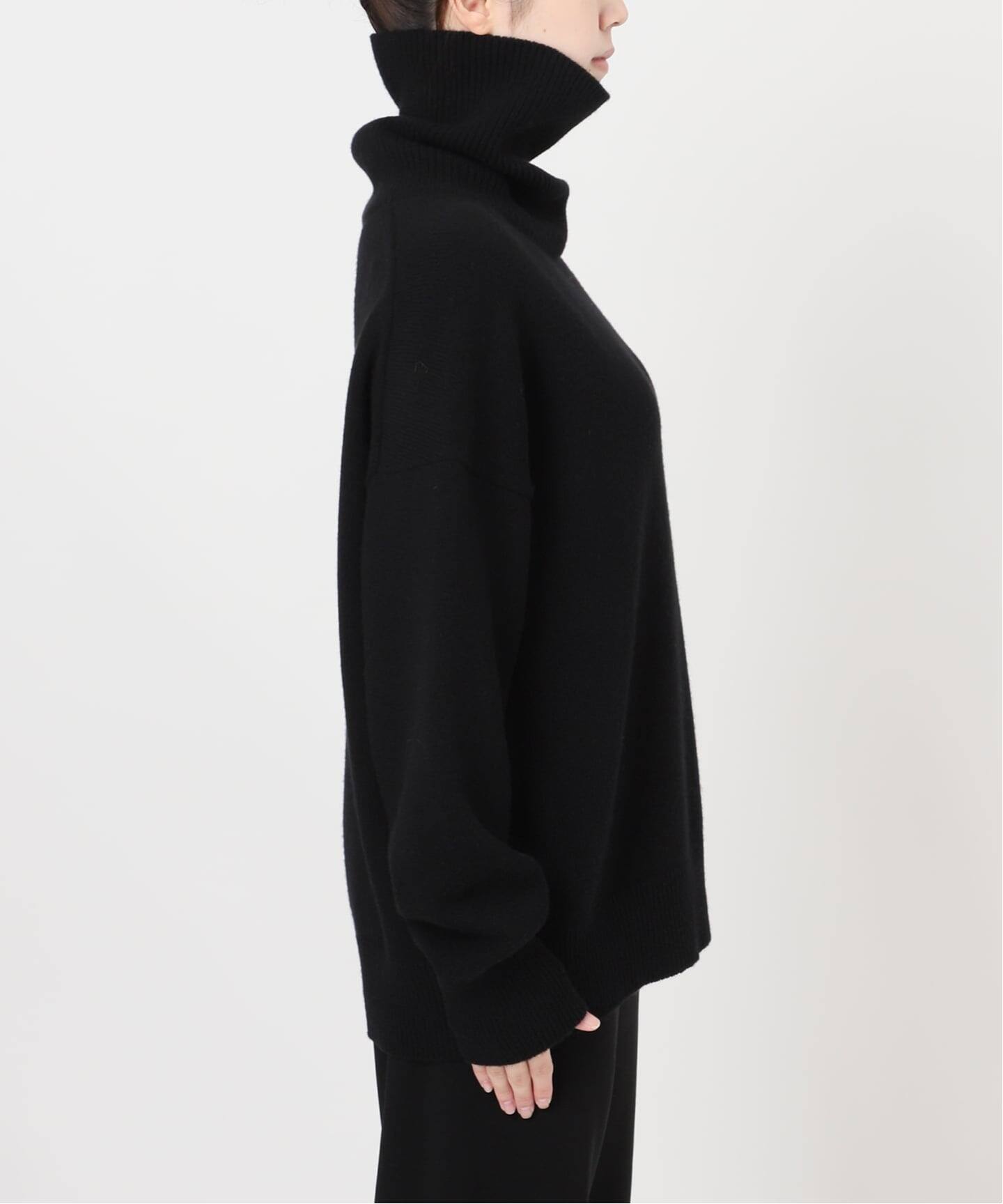 美品✨ドゥーズィエムクラス　 ミドルゲージタートルニット　セーター ブラック黒 ミドルゲージタートル（ニット／セーター）｜Deuxieme Classe