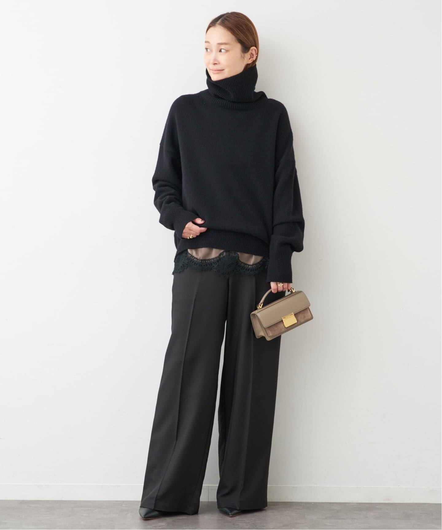 美品 ドゥーズィエムクラス 21AW 定価3.9万 ミドルゲージタートル 黒 Deuxieme Classe（ドゥーズィエムクラス）の「* latest ミドルゲージ