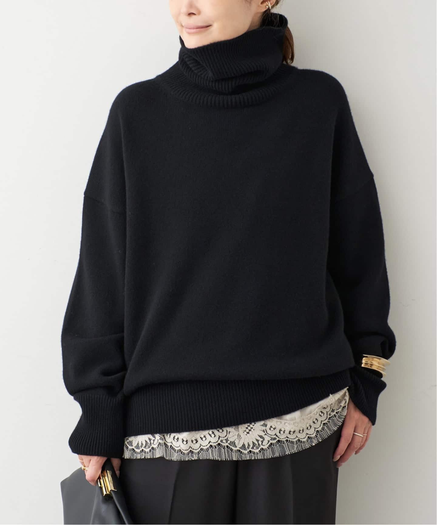 予約》* ミドルゲージタートル（ニット／セーター）｜Deuxieme Classe