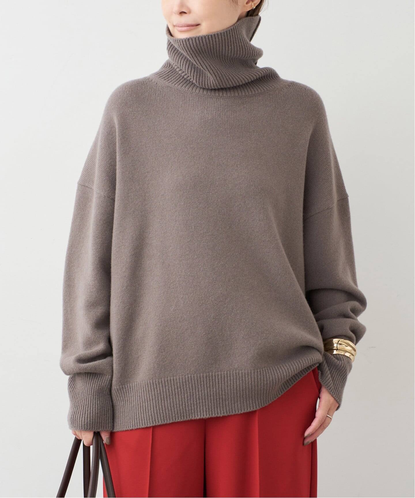 予約》* ミドルゲージタートル（ニット／セーター）｜Deuxieme Classe