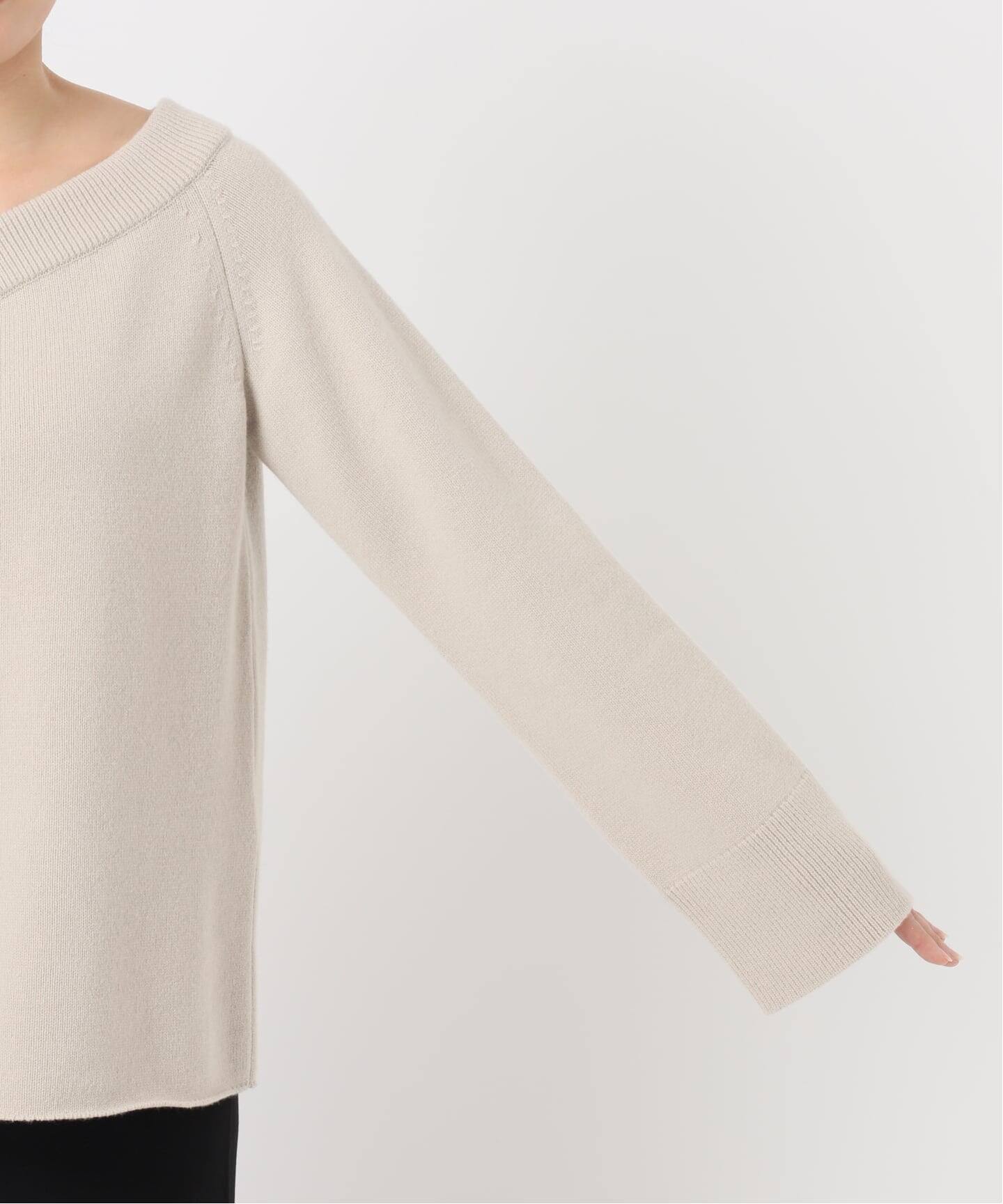 【美品】Deuxieme Classe ドゥーズィエムクラス ミドルゲージ 予約》*ミドルゲージ Vネック ニット(ニット/セーター