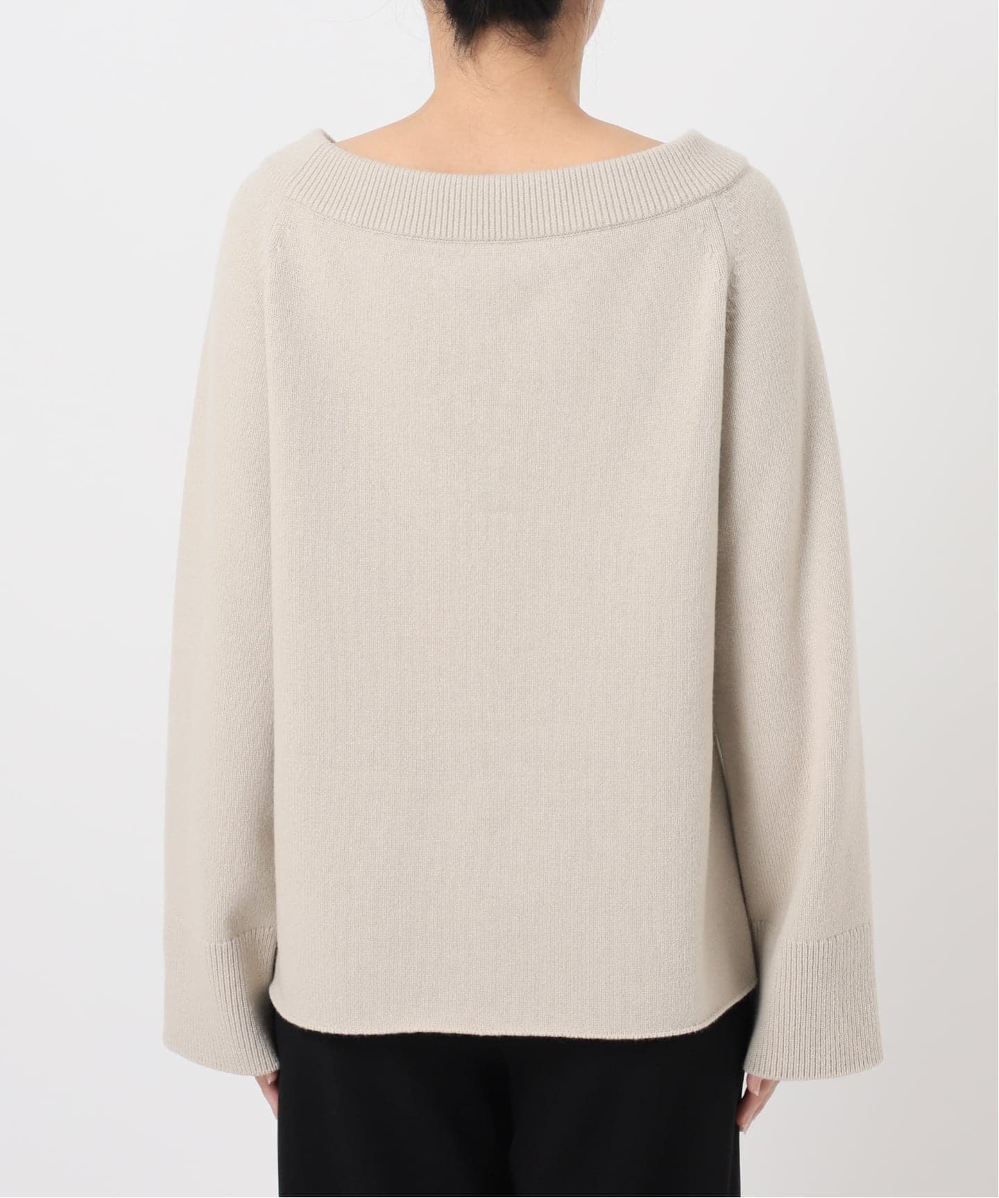 美品*ドゥーズィエムクラス Vネック ミドルゲージニット コットン ゆったり ミドルゲージ Vネック ニット（ニット／セーター）｜Deuxieme