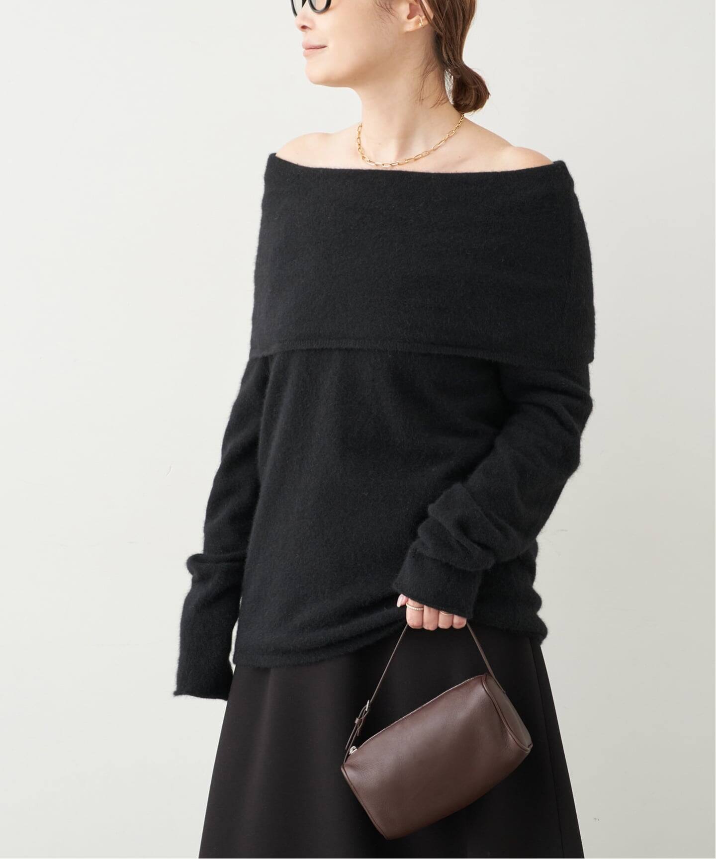 Fluffy Off Shoulder ニット（ニット／セーター）｜Deuxieme Classe