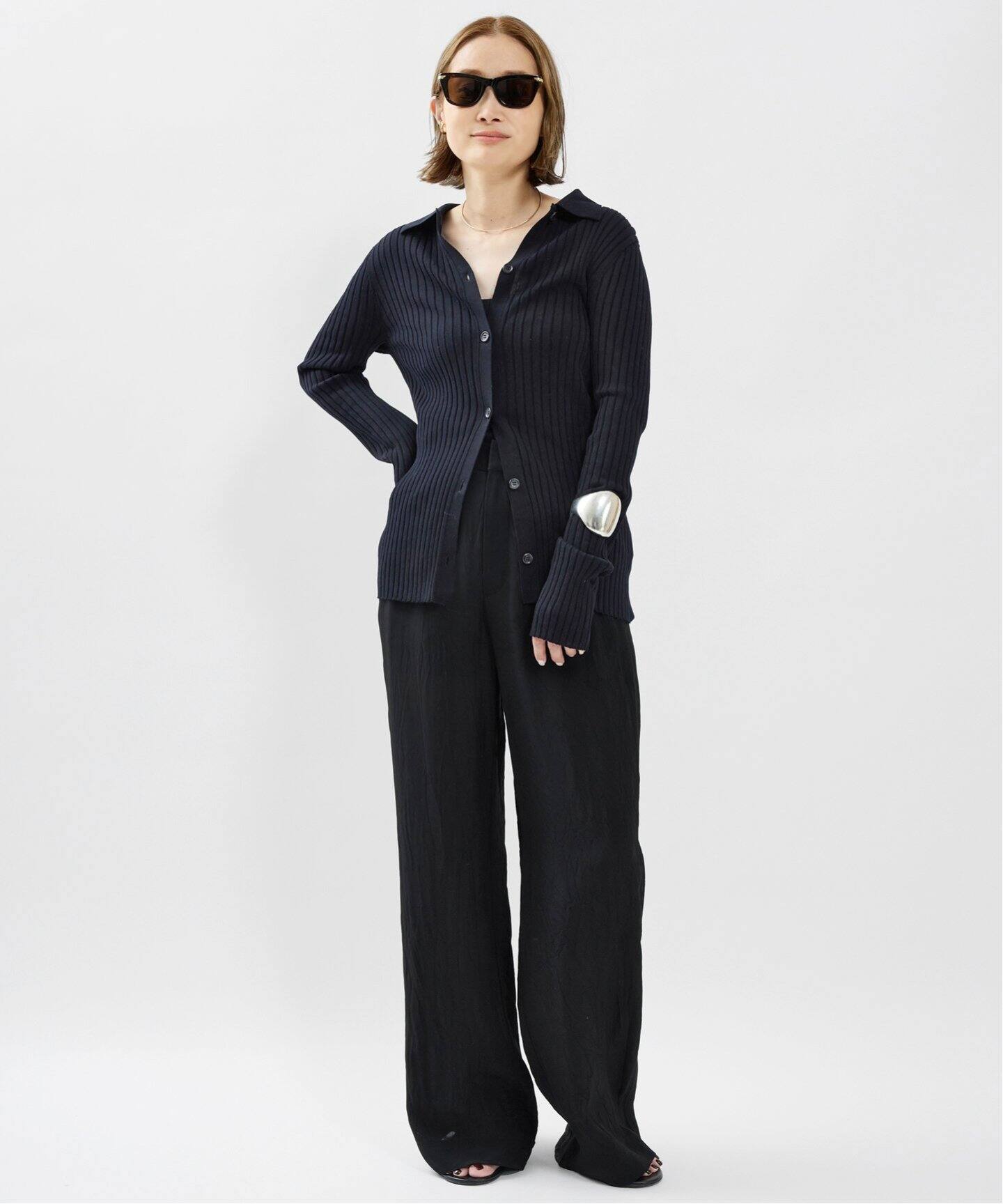 Deuxieme Classe ICE Poloshirt ニットカーディガン ICE Poloshirt ニットカーディガン（ニット／セーター）｜Deuxieme