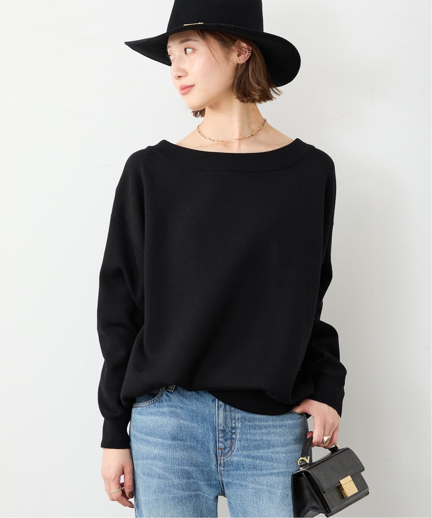 Relax オフショルダーニット（ニット／セーター）｜Deuxieme Classe