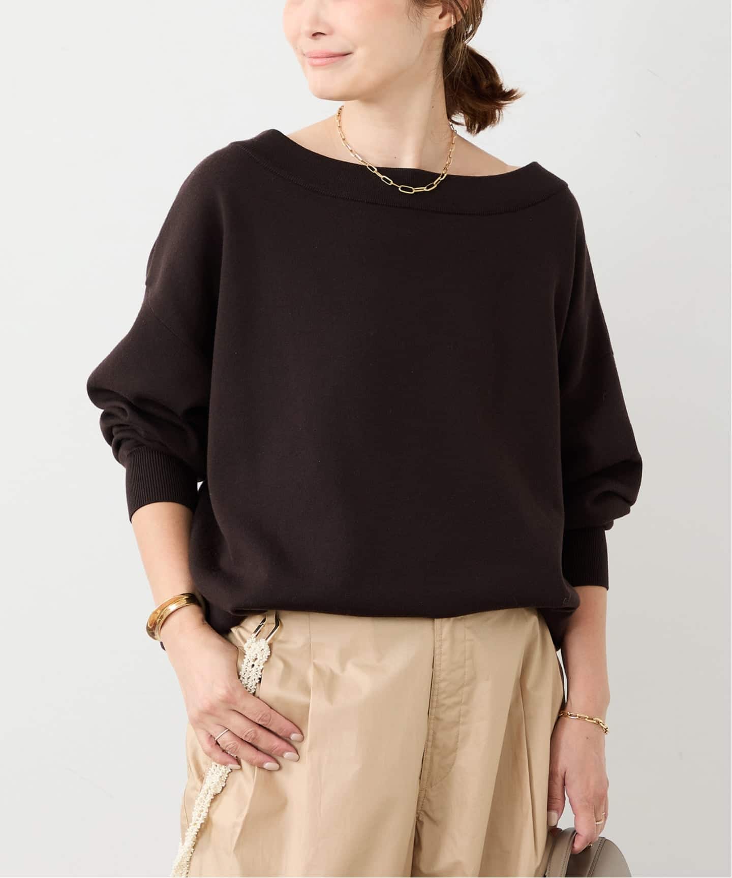 【Deuxieme Classe】ドゥーズィエムクラス　オフショルダーニット Relax オフショルダーニット（ニット／セーター）｜Deuxieme