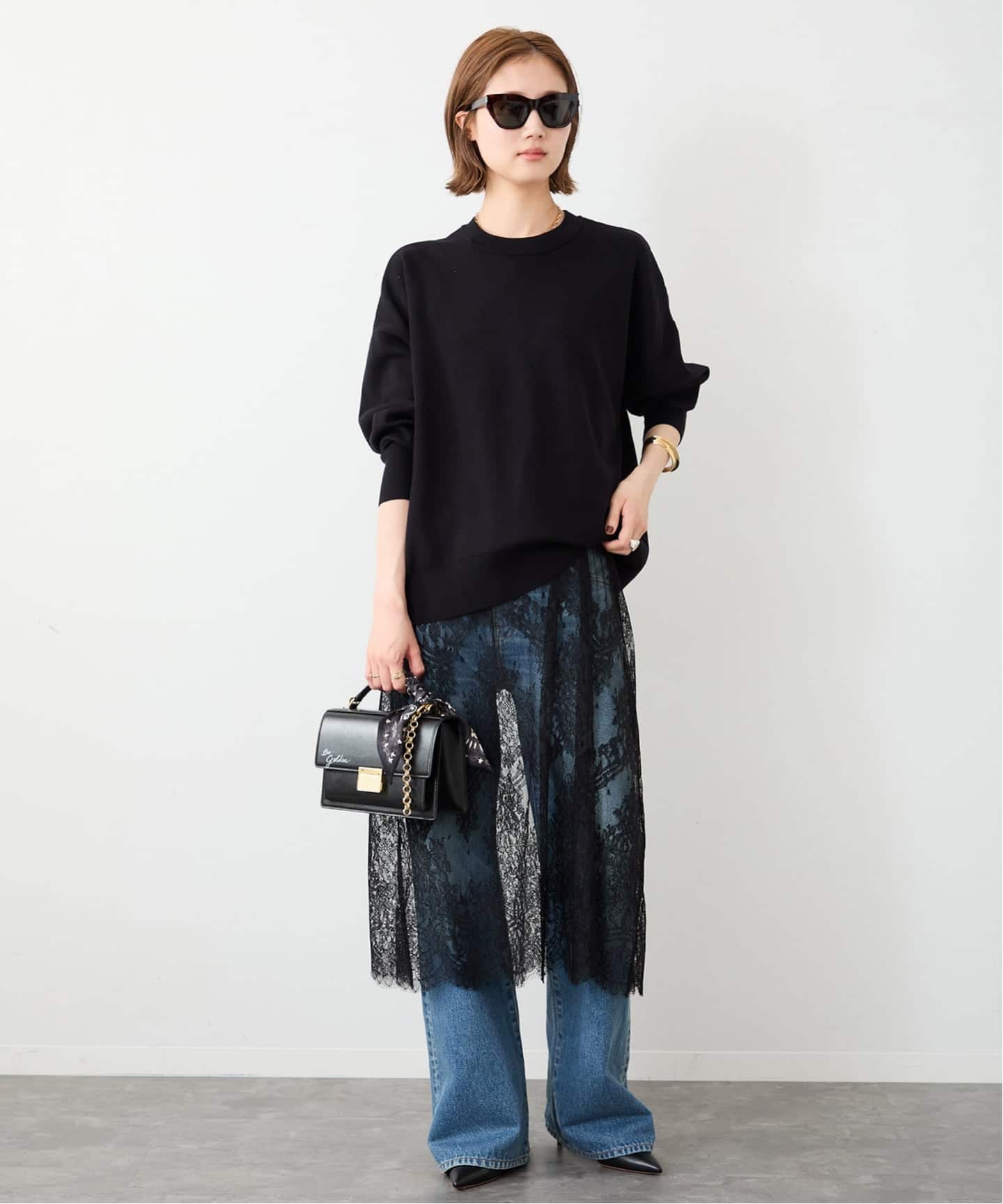 ドゥーズィエムクラスSmooth Relax Knit 新品　ボルドー　ニット Smooth Relax ニット（ニット／セーター）｜Deuxieme Classe
