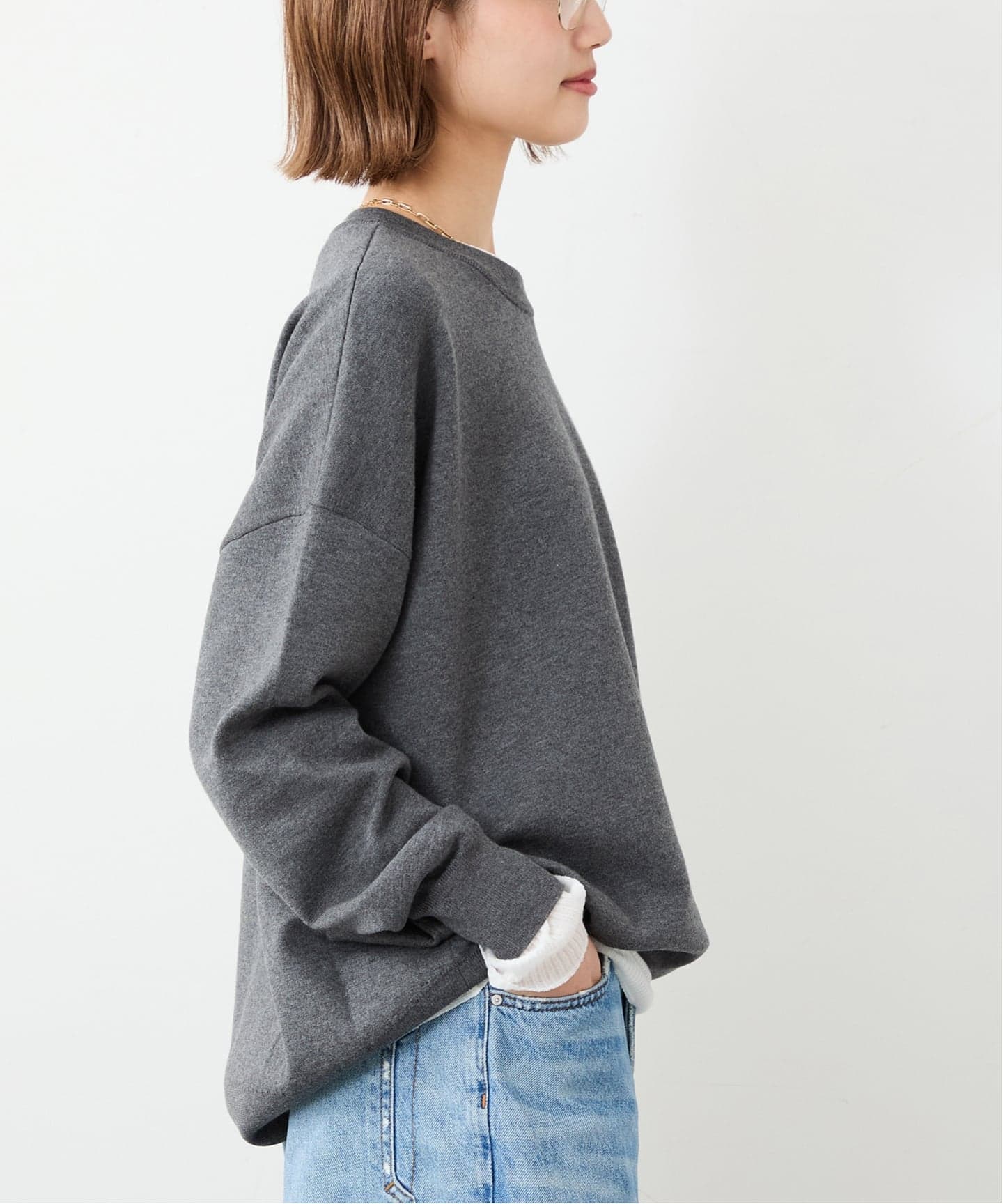 定価以下！匿名ドゥーズィエムクラスSmooth Relax Knitブラック Smooth Relax ニット（ニット／セーター）｜Deuxieme Classe