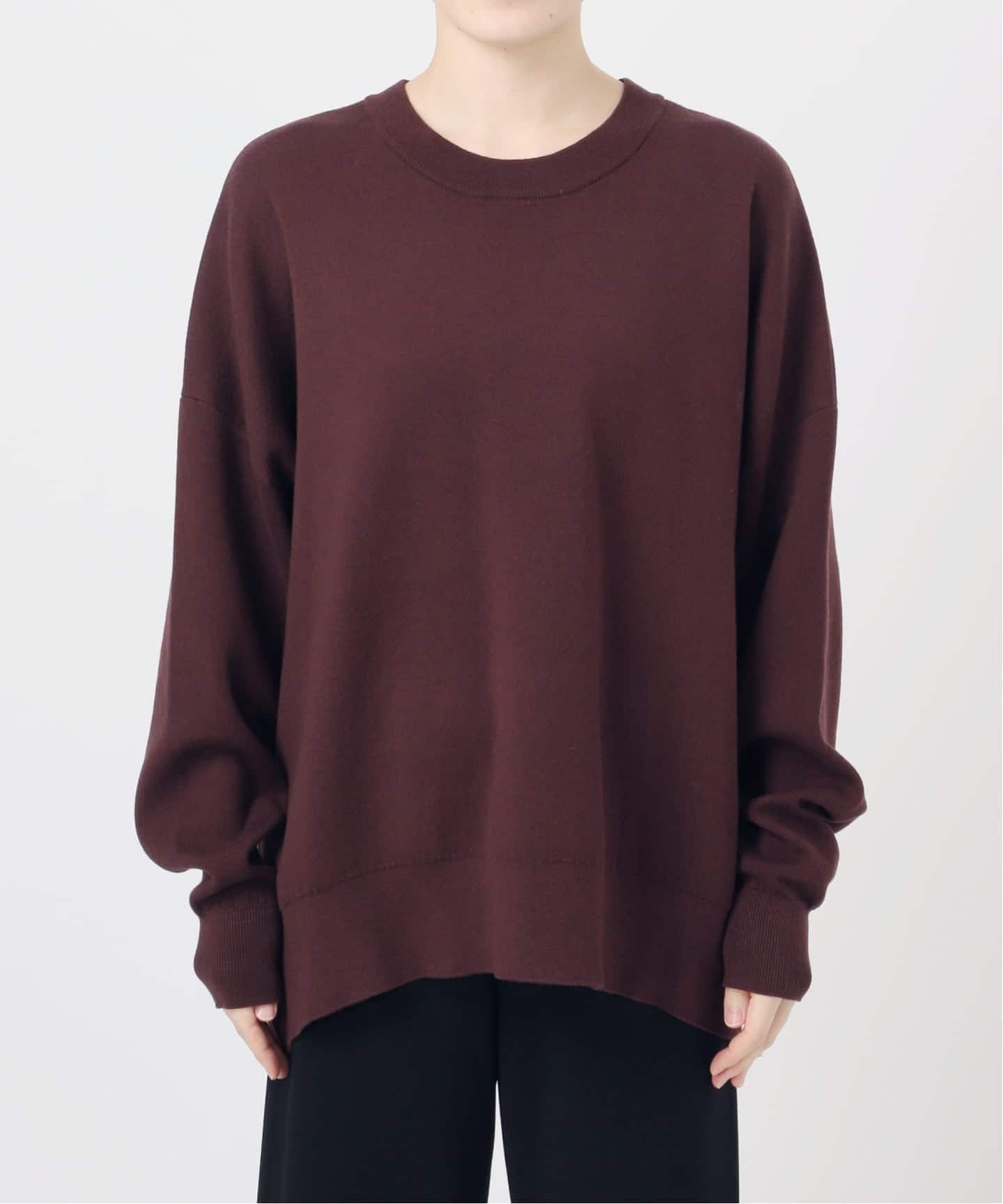 ドゥーズィエムクラスSmooth Relax Knit 新品　ボルドー　ニット ドゥーズィエムクラスSmooth Relax Knit 新品 ボルドー ニット