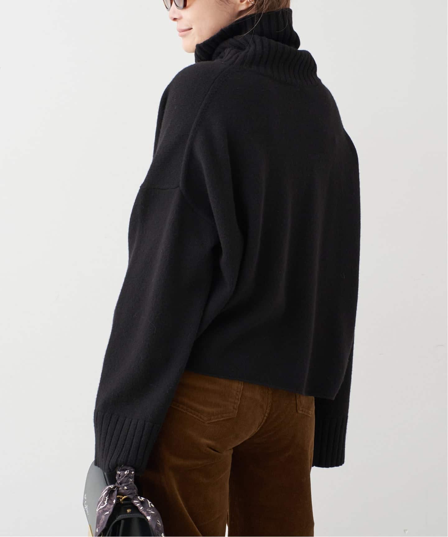 Cropped タートルネック ニット（ニット／セーター）｜Deuxieme Classe
