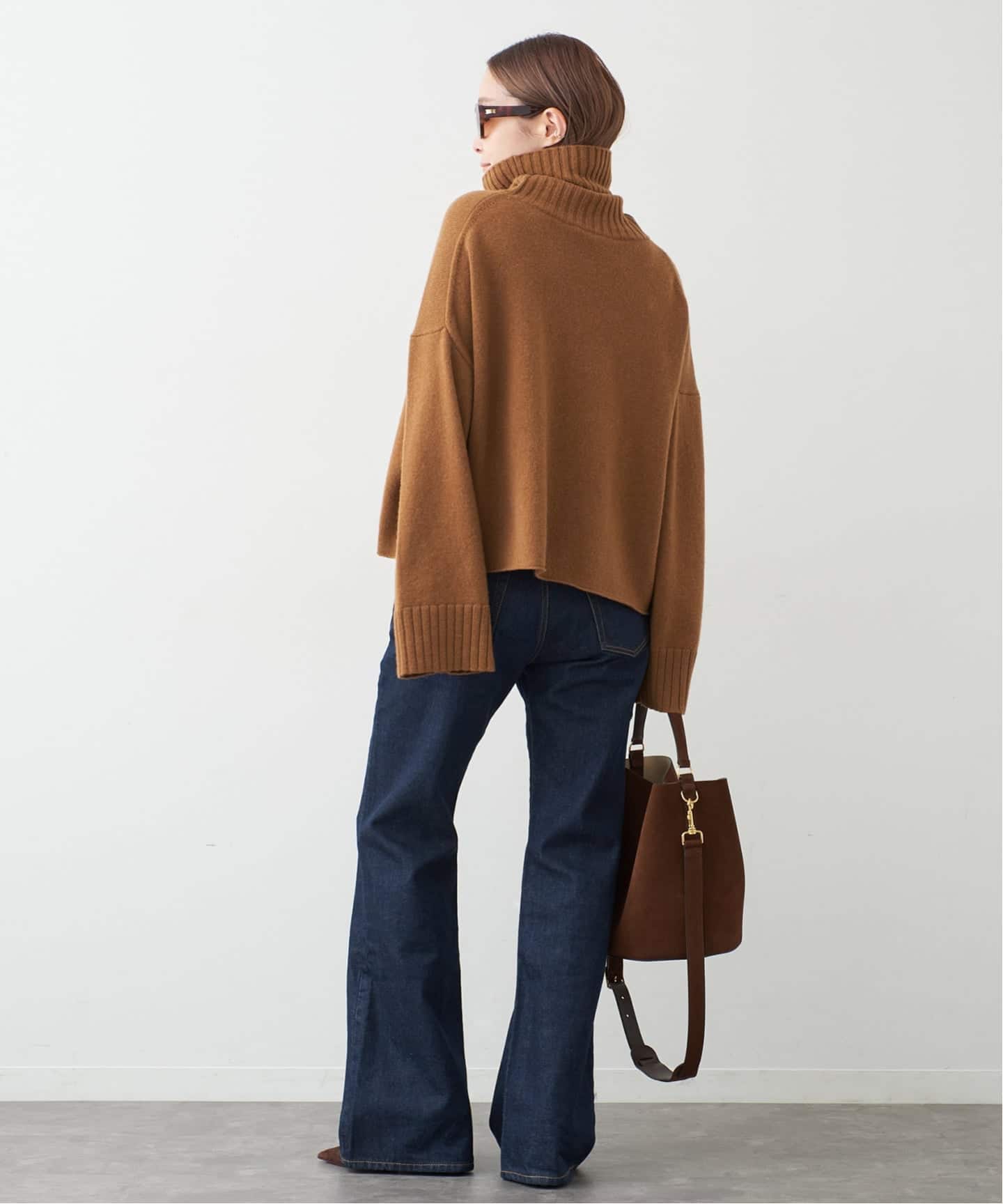 Cropped タートルネック ニット（ニット／セーター）｜Deuxieme Classe