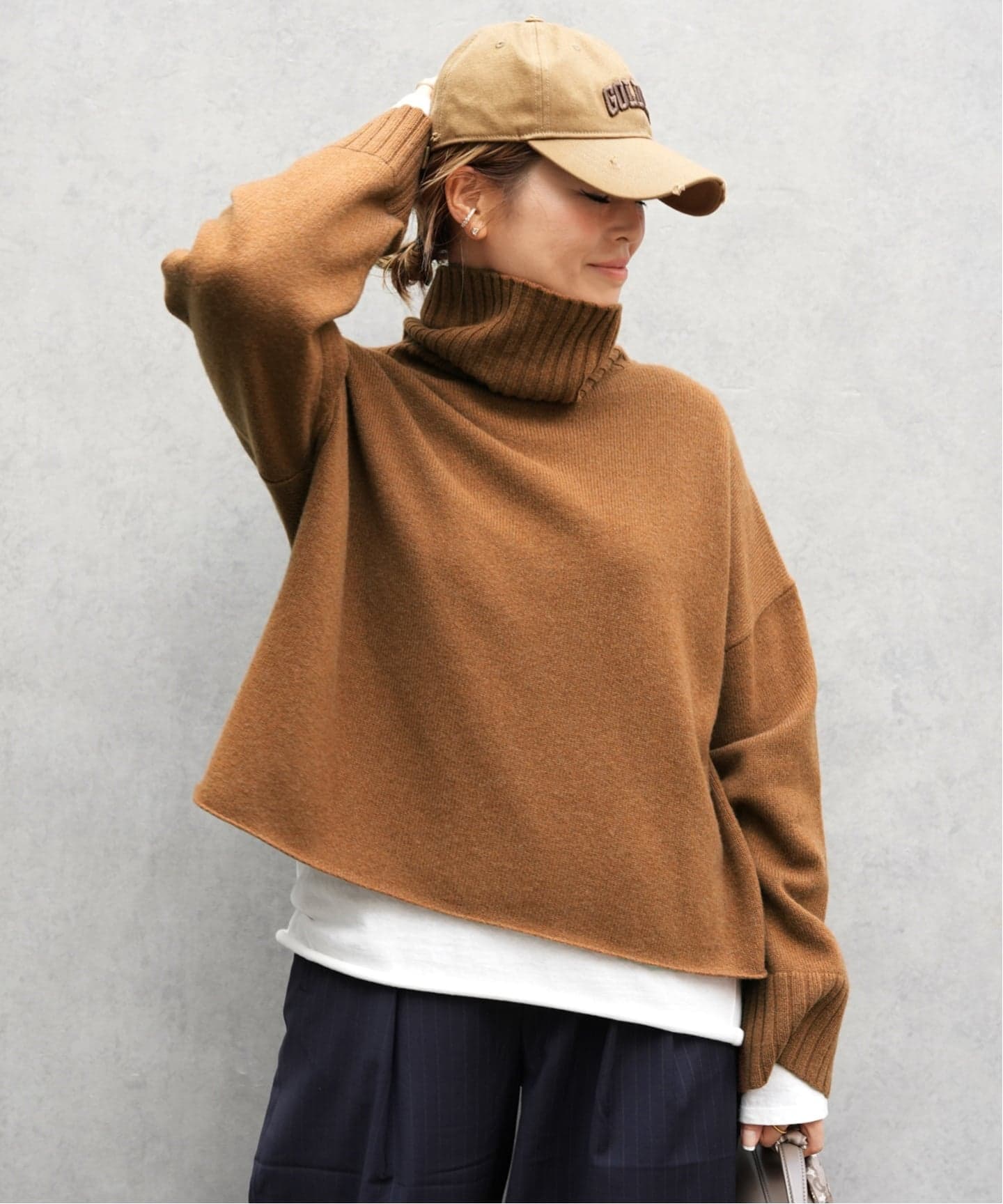 ドゥーズィエムクラス/Neo Cropped タートルネック プルオーバー Deuxieme Classe（ドゥーズィエムクラス）の「*Cropped