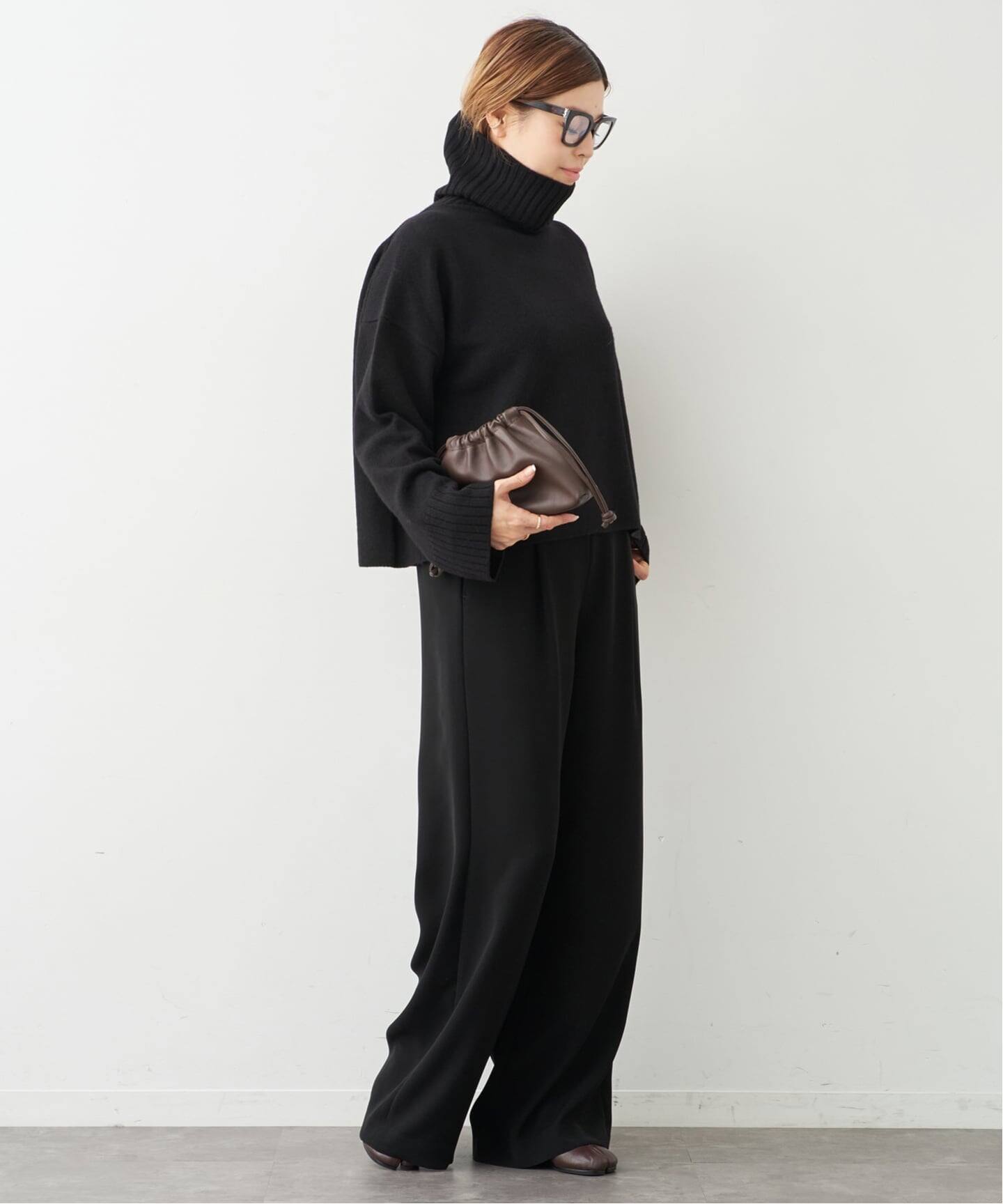 予約》追加 *Cropped タートルネック ニット（ニット／セーター