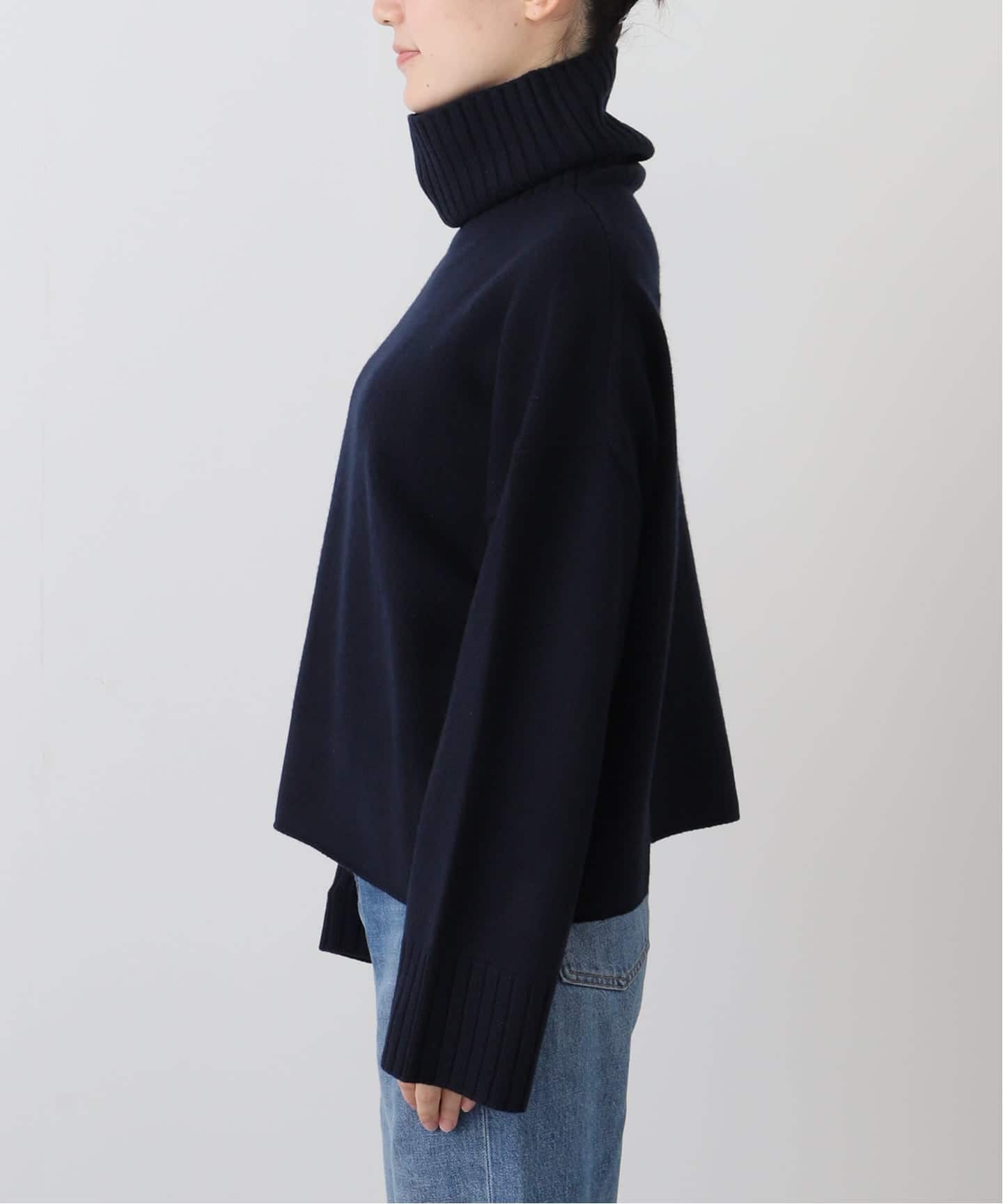 追加 *Cropped タートルネック ニット（ニット／セーター）｜Deuxieme