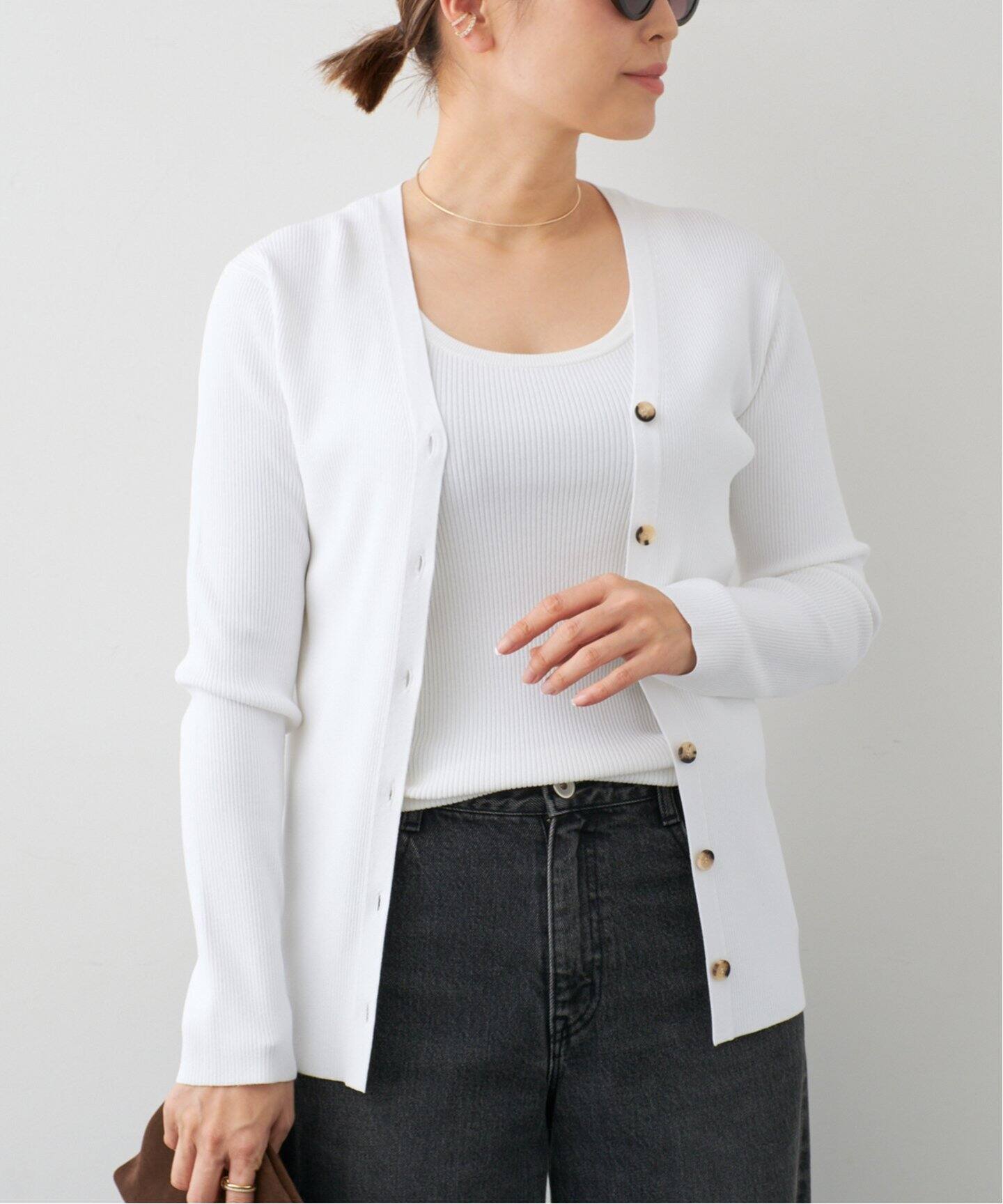 Eloise Vネック カーディガン（カーディガン）｜Deuxieme Classe  