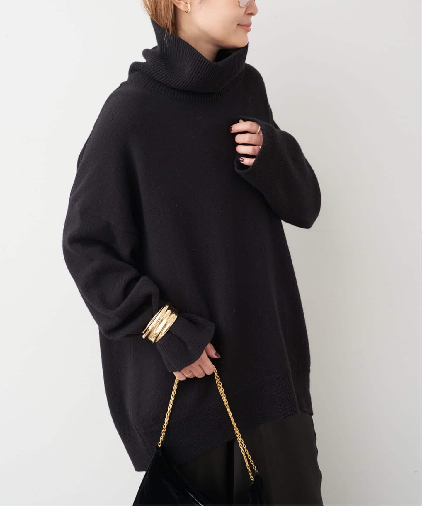 Light タートルネック ニット（ニット／セーター）｜Deuxieme Classe