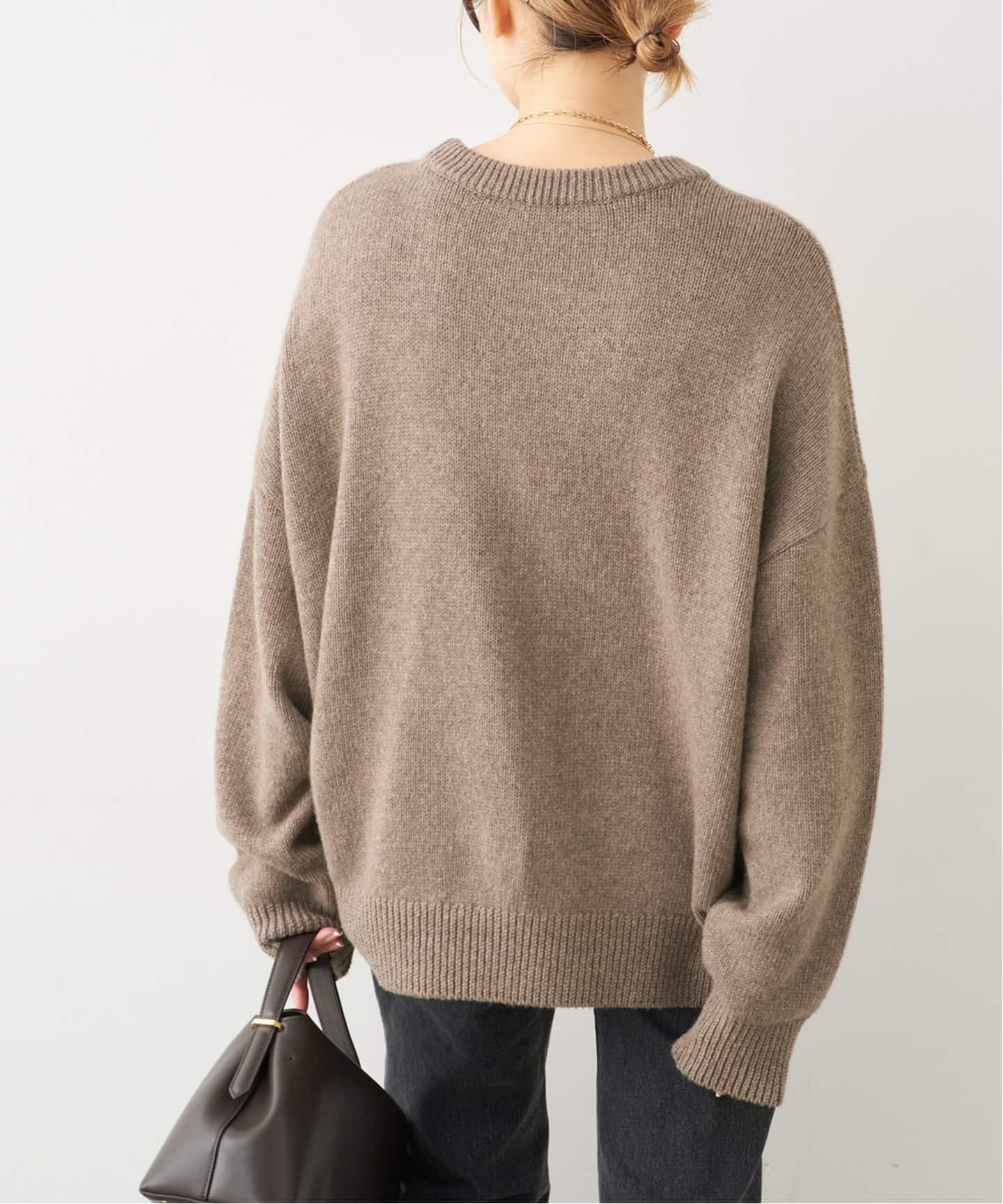 Deuxieme Classe ベーシックニット キャメル Cashmere ベーシック ニット（ニット／セーター）｜Deuxieme Classe