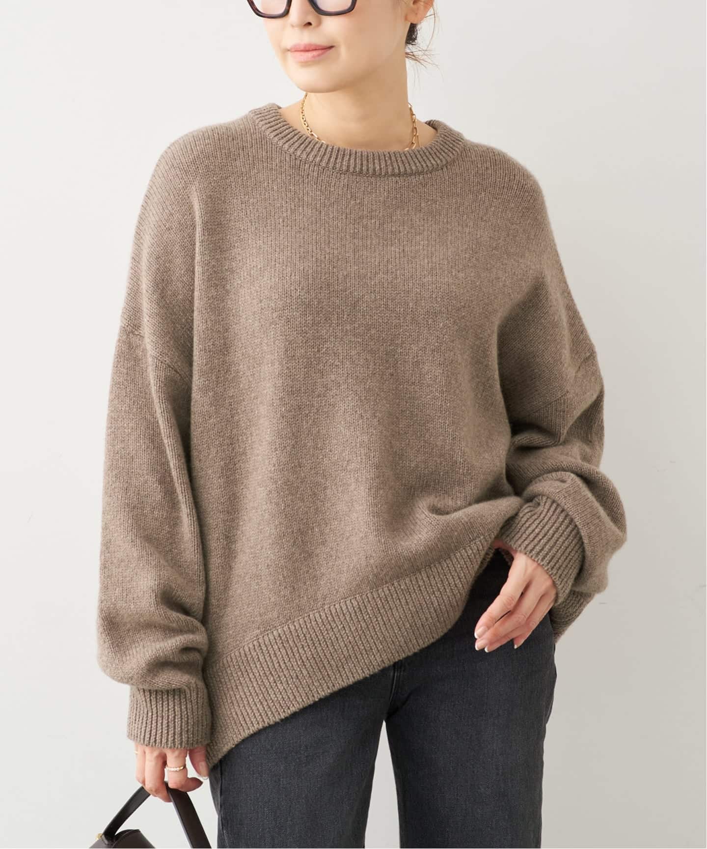 予約》* 追加 Cashmere ベーシック ニット（ニット／セーター