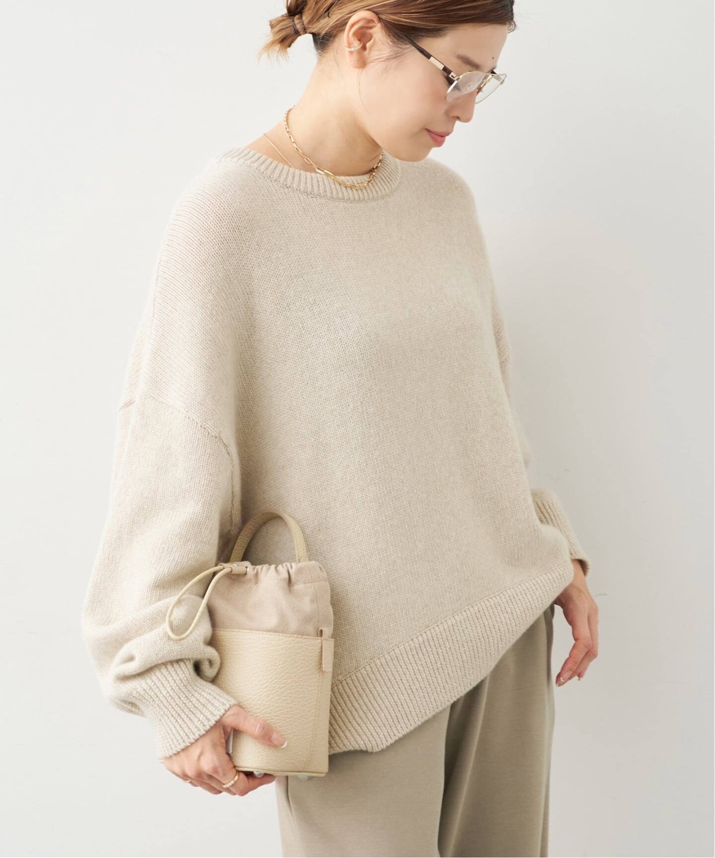 追加 Cashmere ベーシック ニット（ニット／セーター）｜Deuxieme