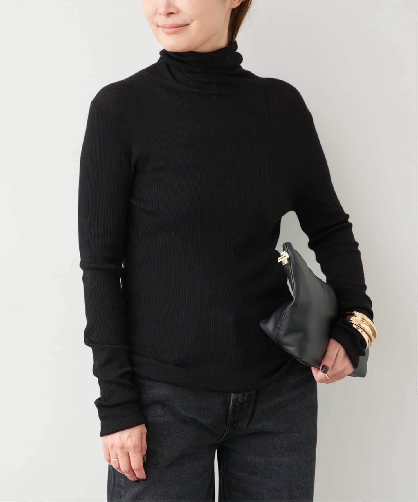 【Deuxieme Classe】Sheer Rib タートルネックプルオーバー Deuxieme Classe（ドゥーズィエムクラス）の「追加 Sheer Rib