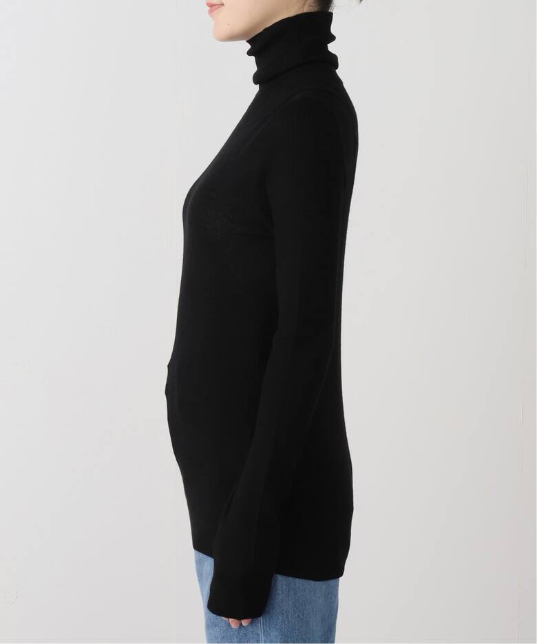 Wool Sheer Rib タートルネック プルオーバー（ニット／セーター